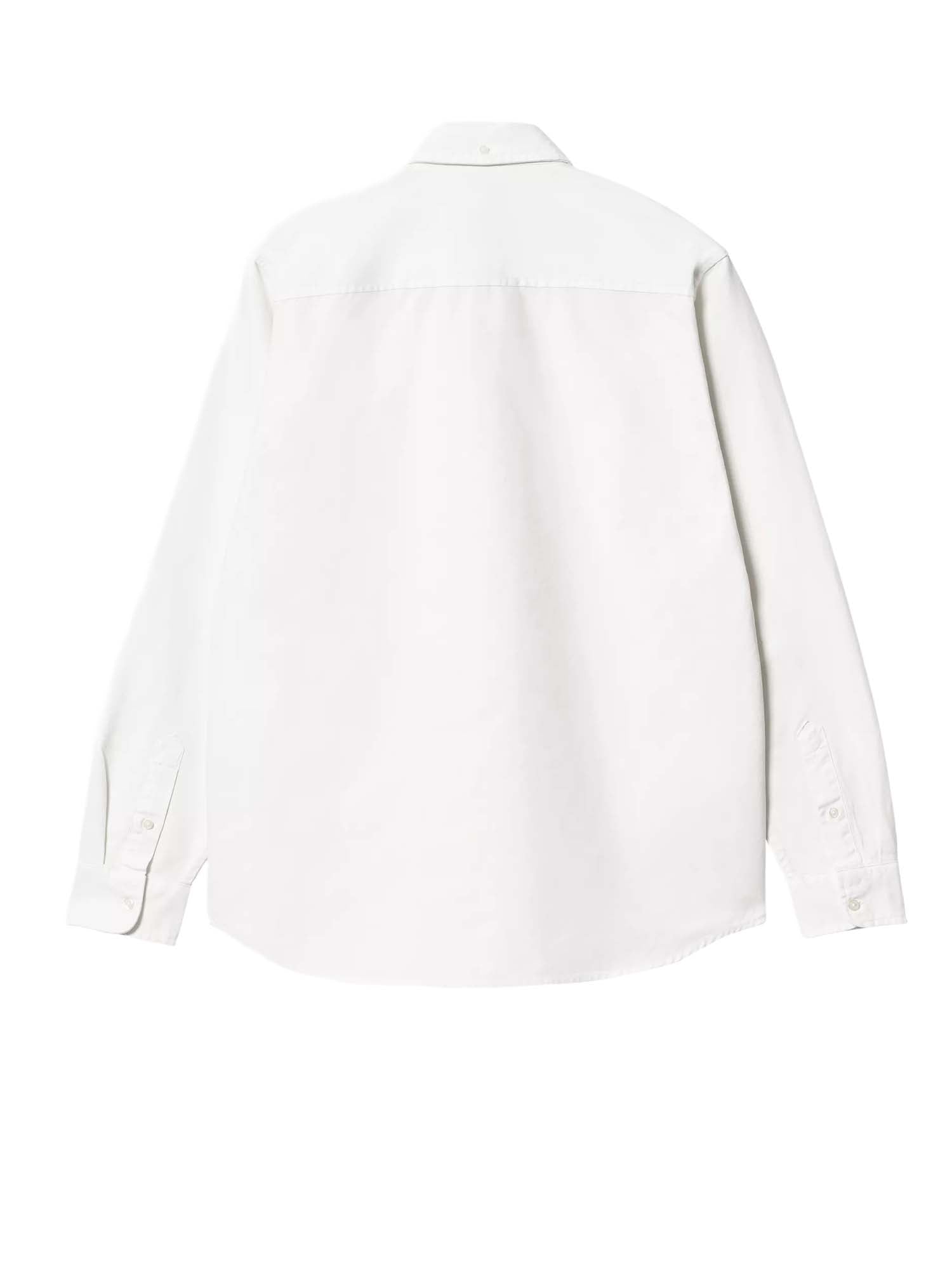 Carhartt Wip L/S Bolton Shirt Bianco