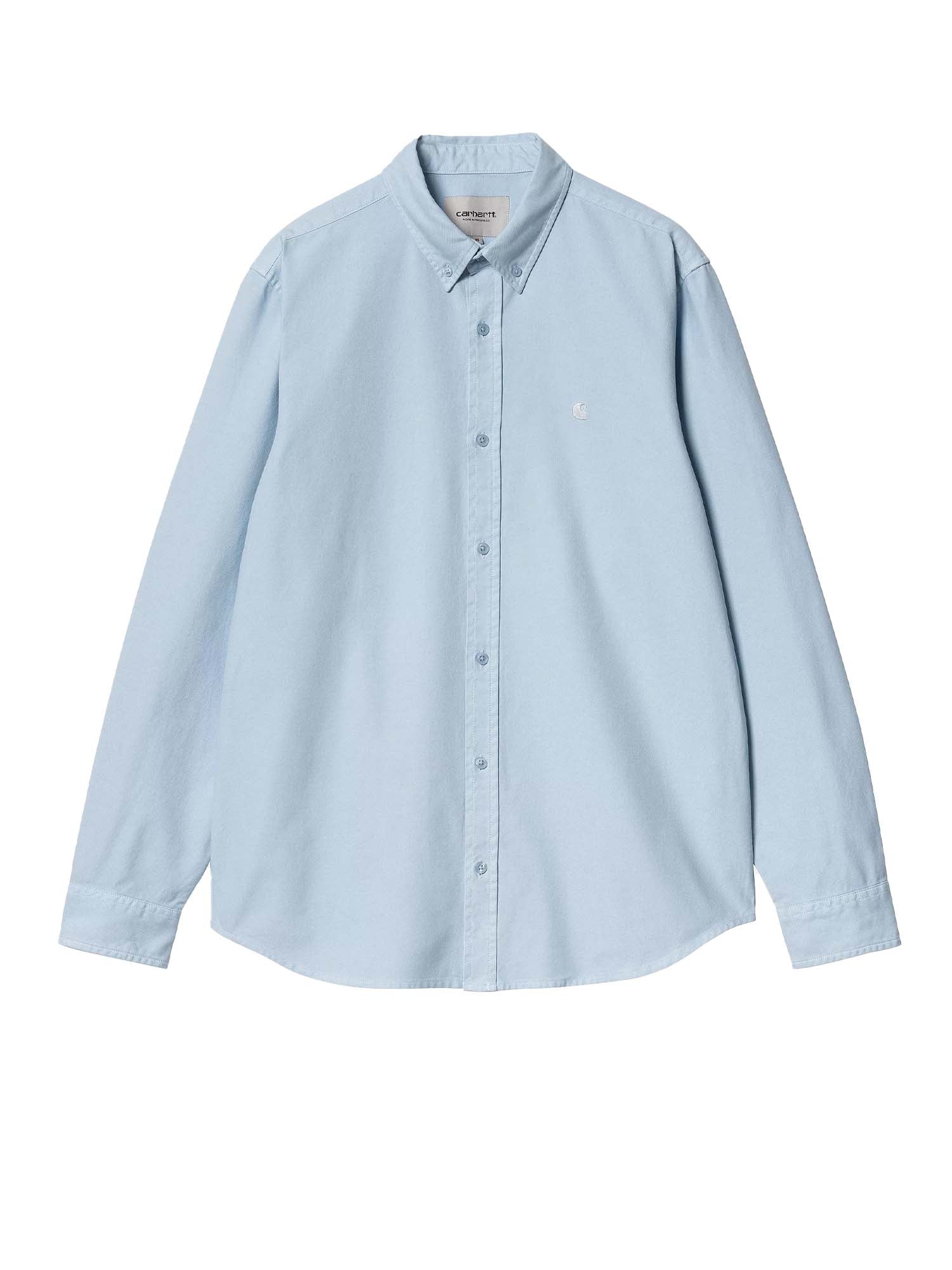 Carhartt Wip L/S Bolton Shirt Azzurro