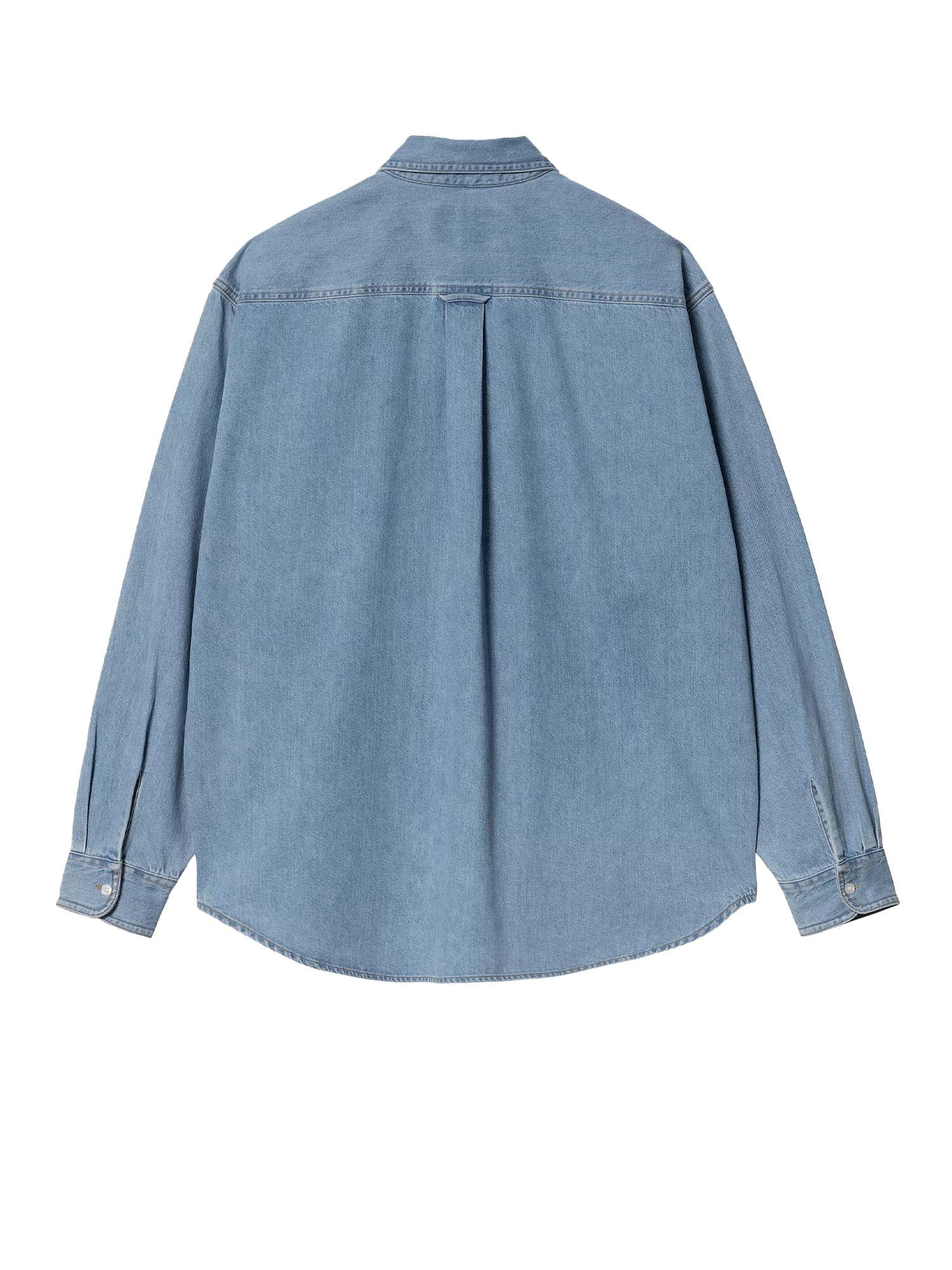 Carhartt Wip L/S Lucas Shirt Azzurro