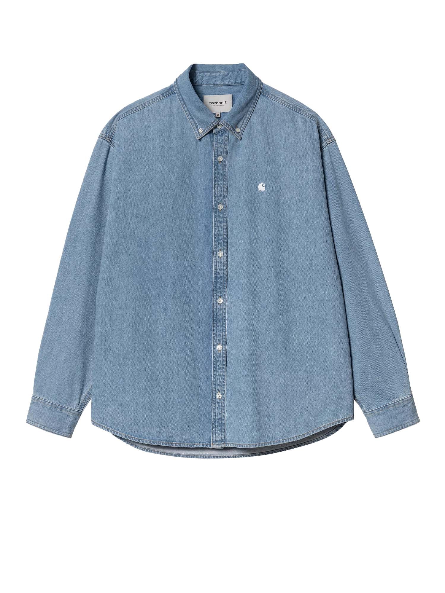 Carhartt Wip L/S Lucas Shirt Azzurro