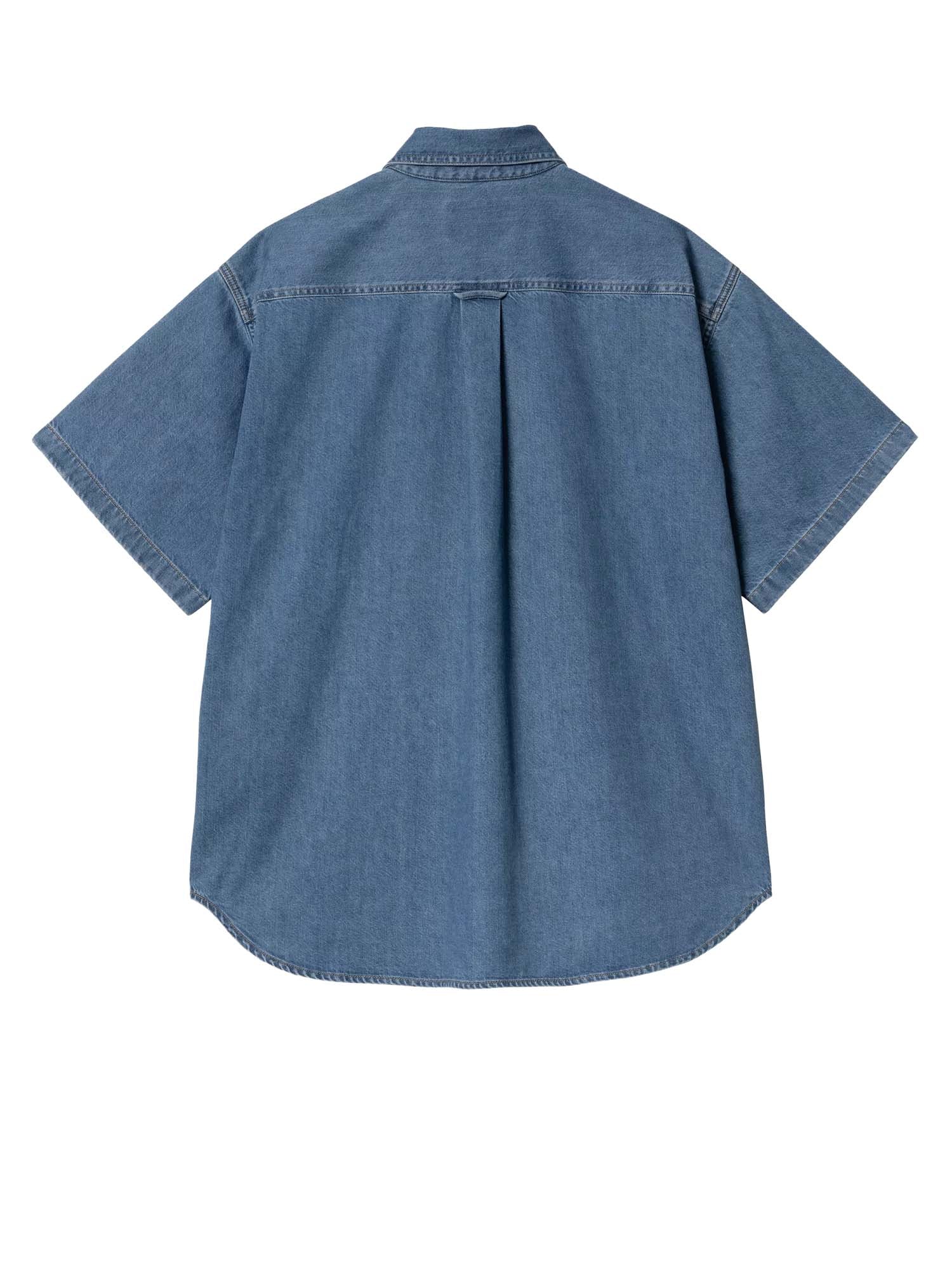 Carhartt Wip S/S Lucas Shirt Blu
