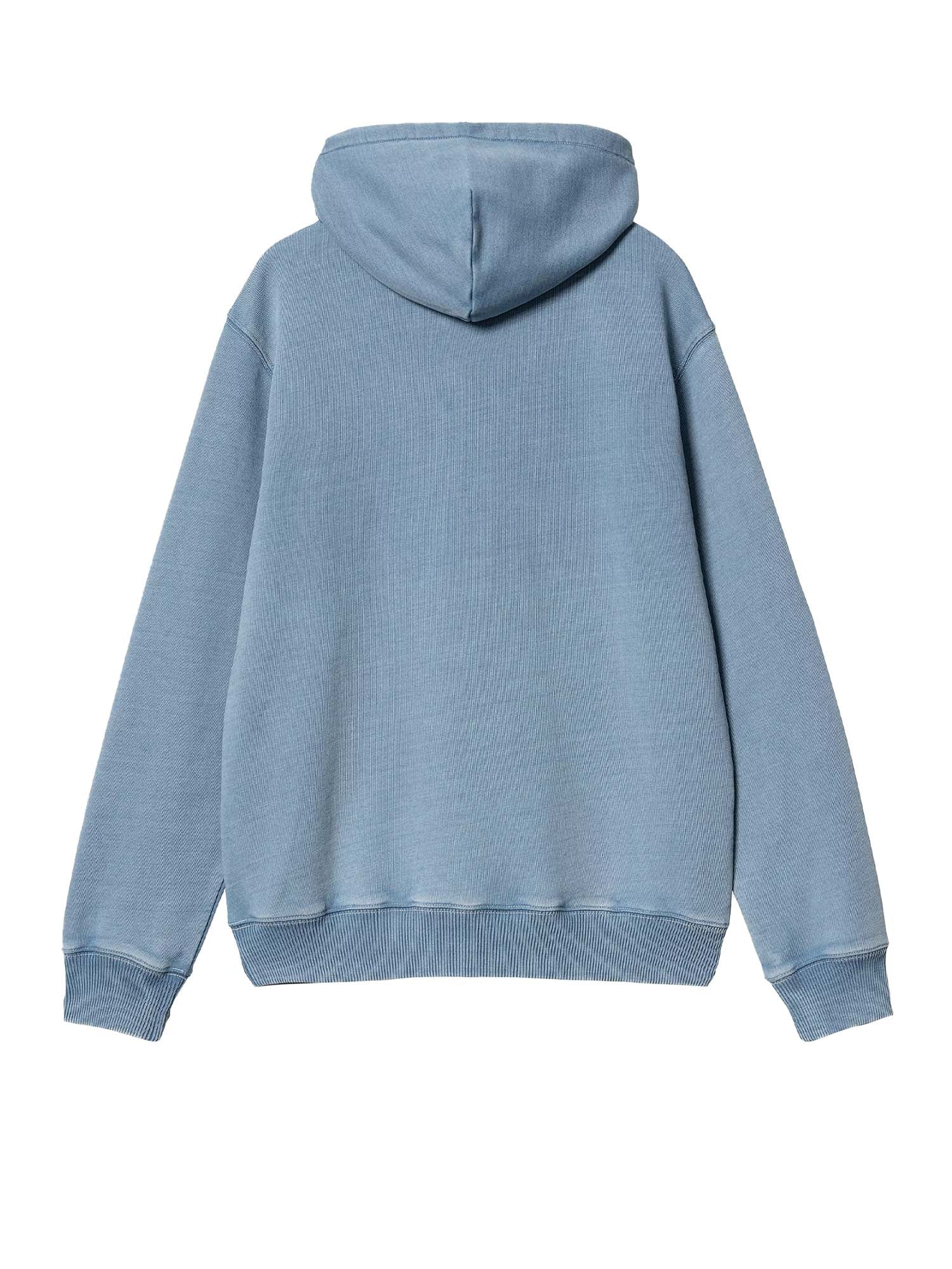 Carhartt Wip Hooded Ingo Sweatshirt Azzurro