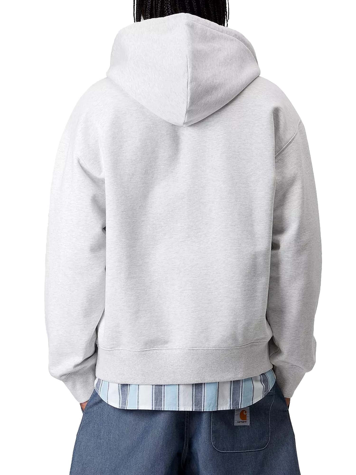 Carhartt Wip Hooded WIP Sweat Jacket Grigio