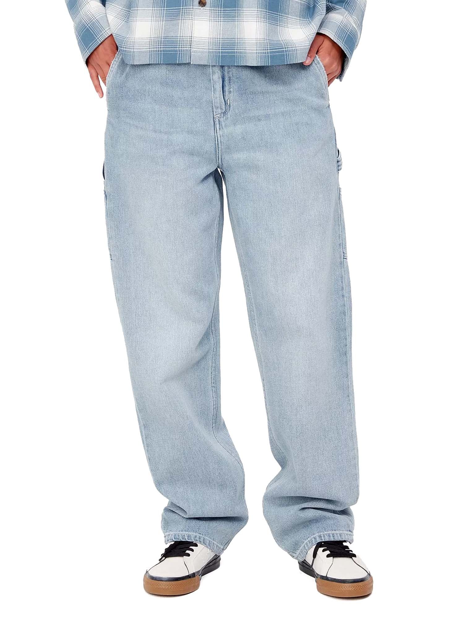 Carhartt Wip W' Pierce Pant Straight Azzurro