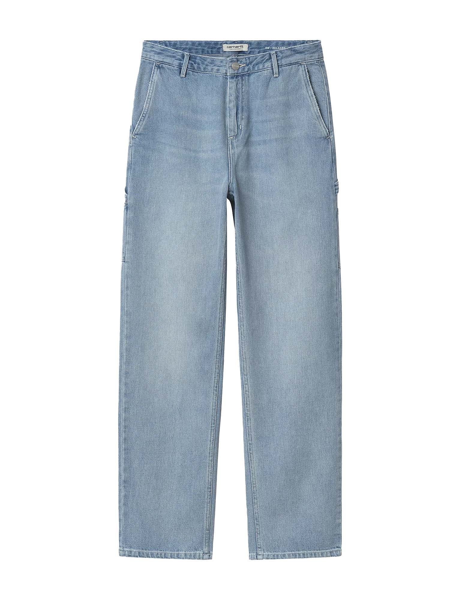 Carhartt Wip W' Pierce Pant Straight Azzurro
