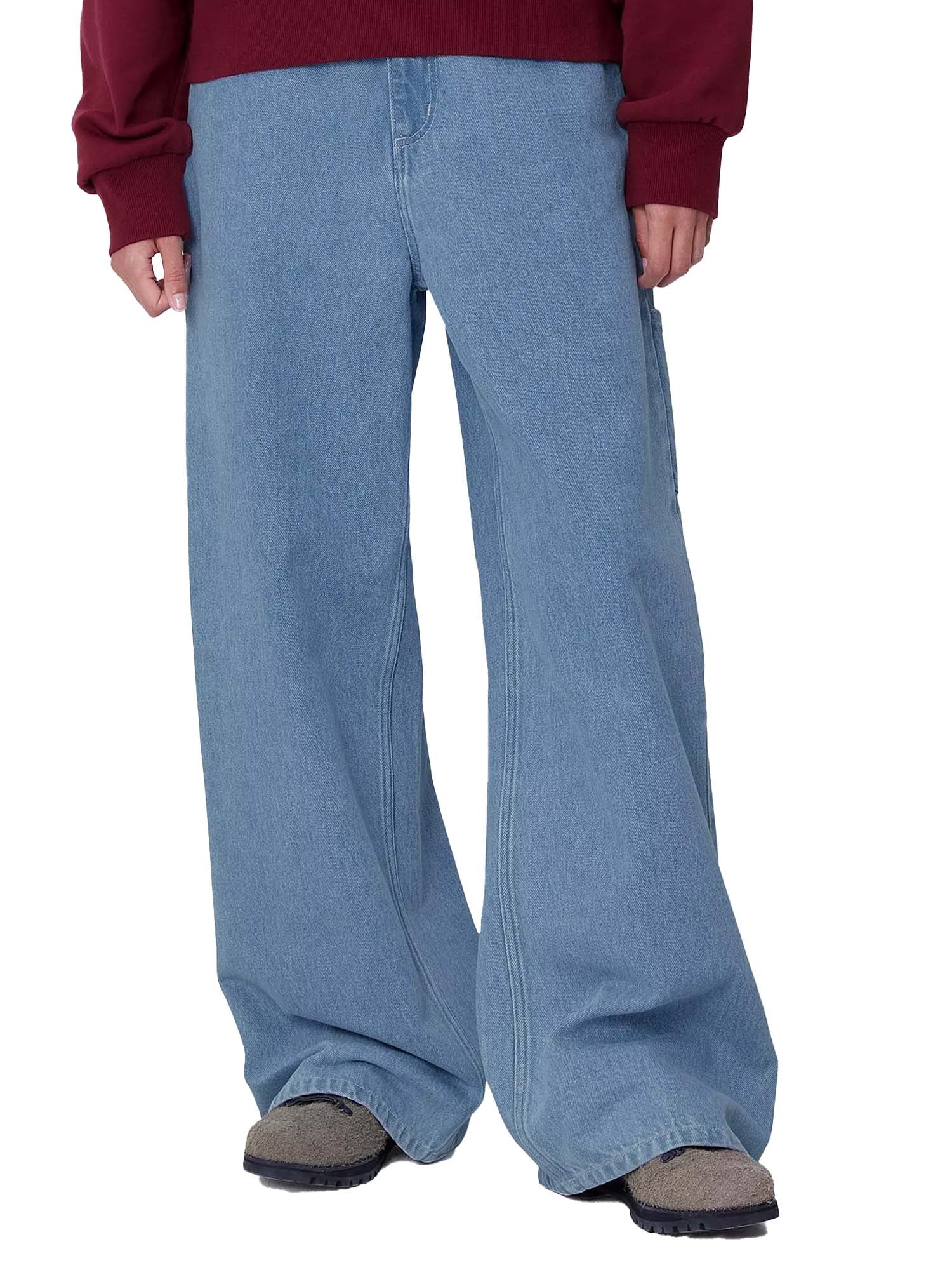 Carhartt Wip W' Jens Pant Azzurro