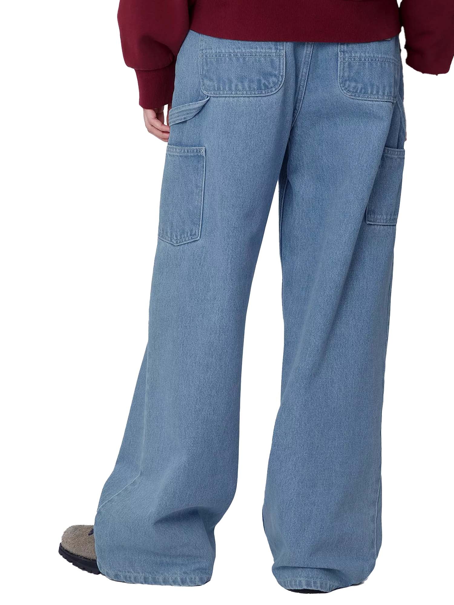 Carhartt Wip W' Jens Pant Azzurro