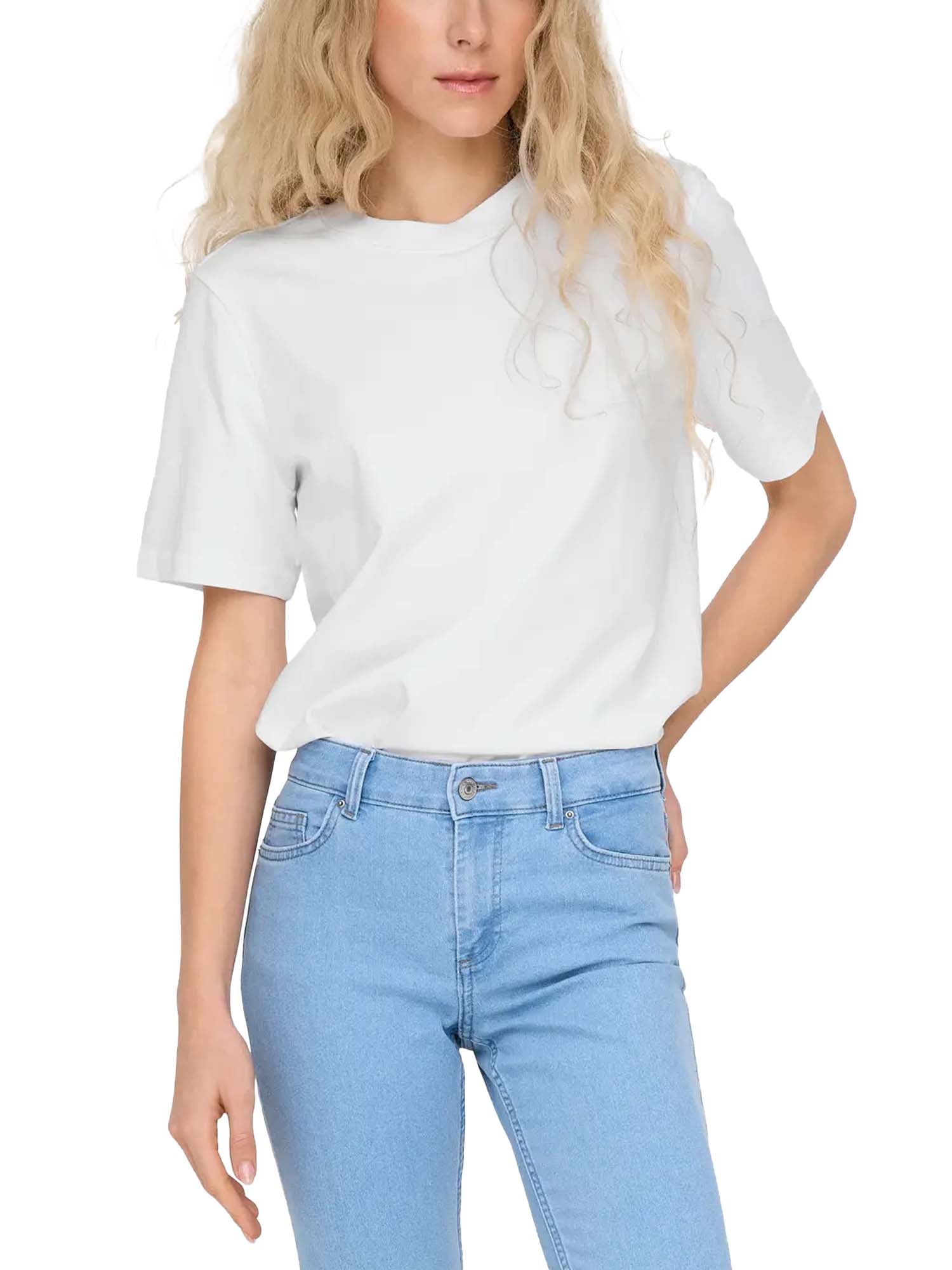 Only T-Shirt Monja Bianco