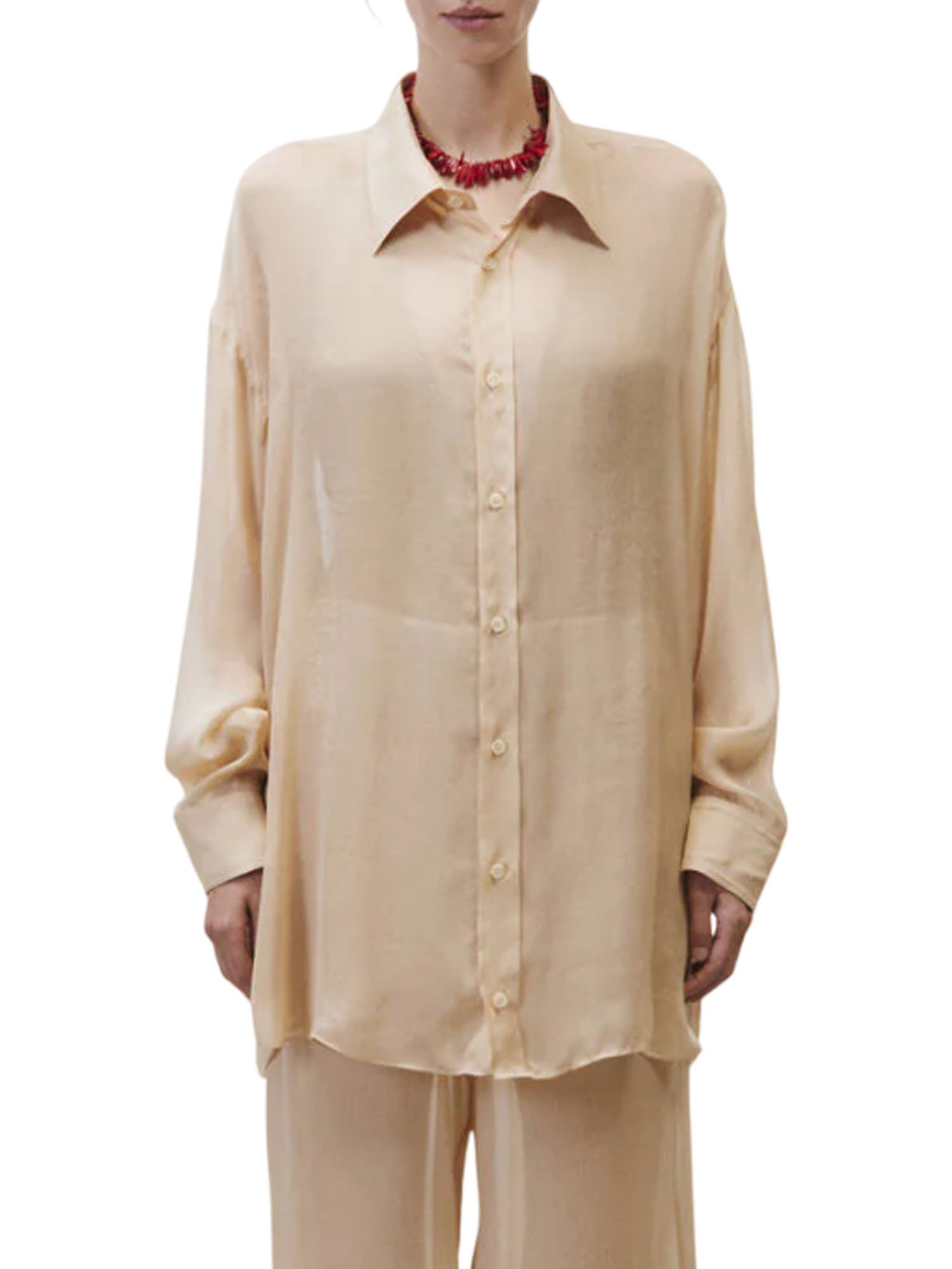 Alysi Chemise en mousseline de soie Prezzo Banana Benz