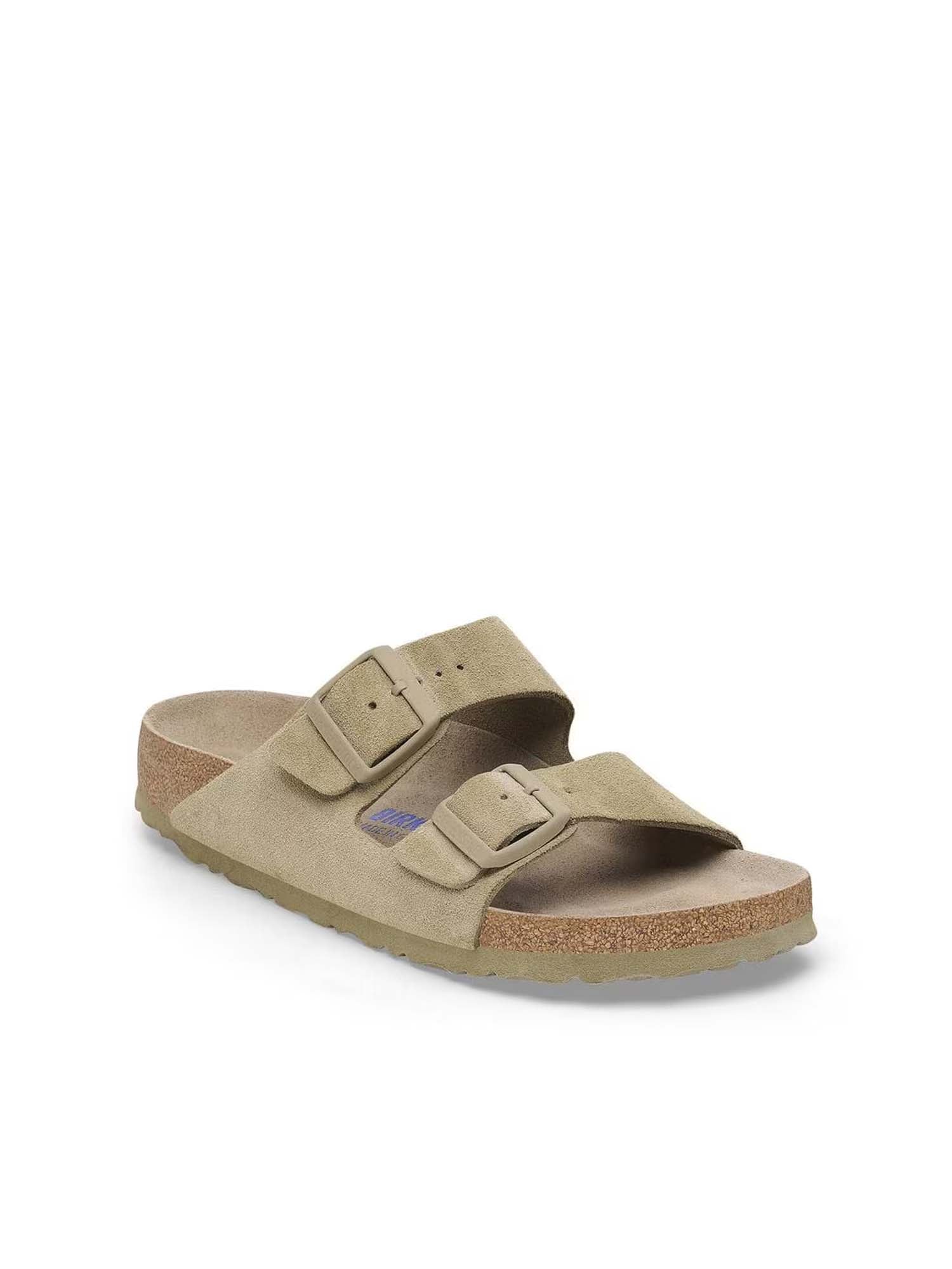 Birkenstock Arizona Plantare Morbido (Pelle scamosciata) Grigio