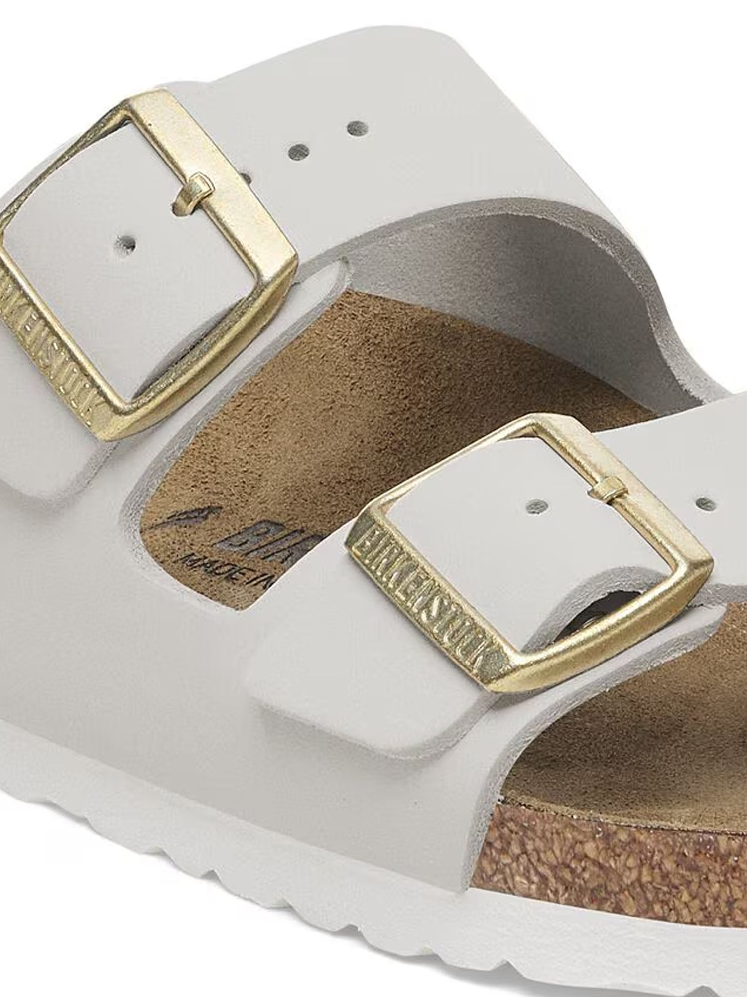 Birkenstock Arizona (Pelle Nubuck) Bianco