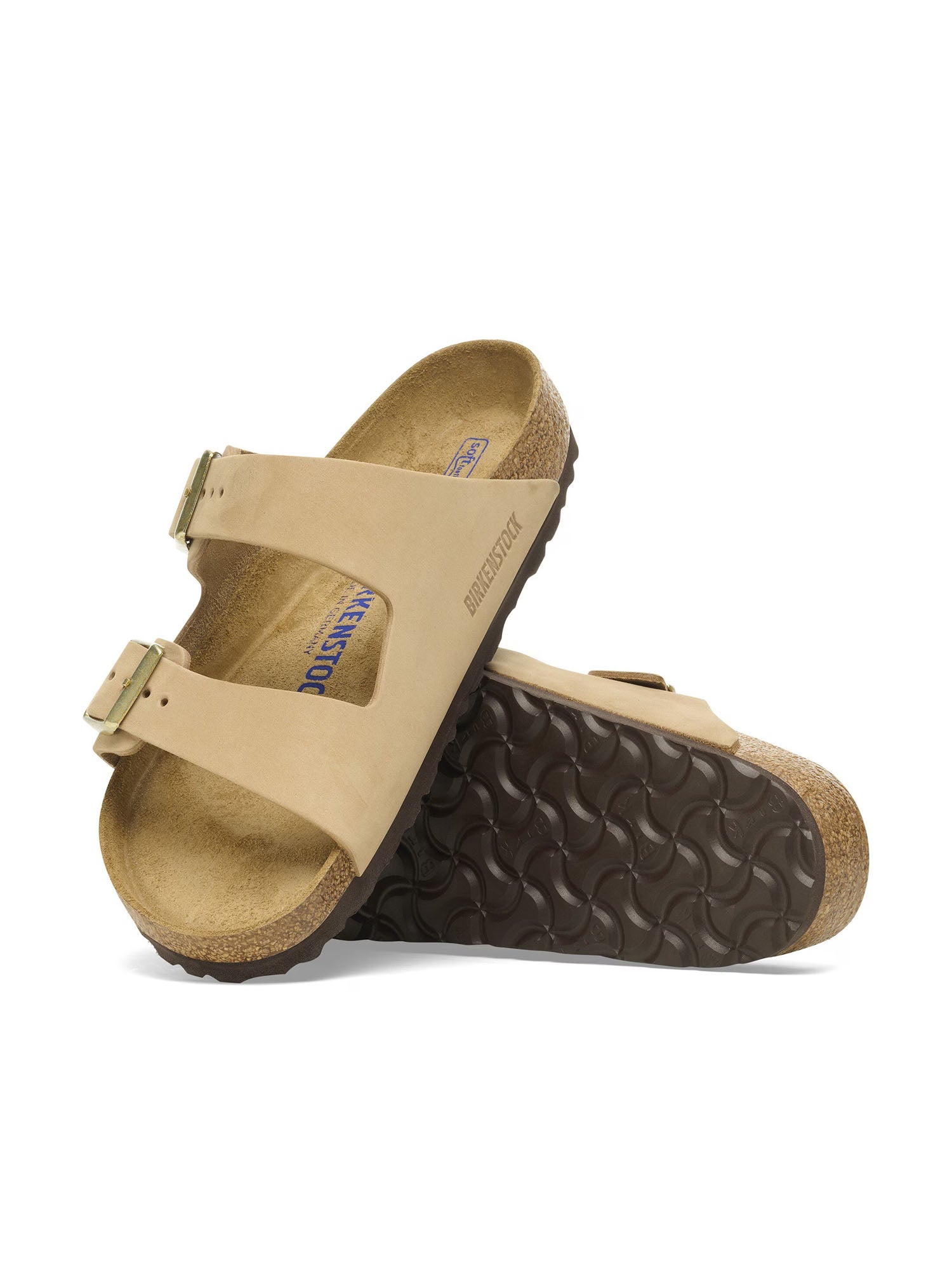 Birkenstock Arizona plantare morbido (Pelle Nubuck) Beige
