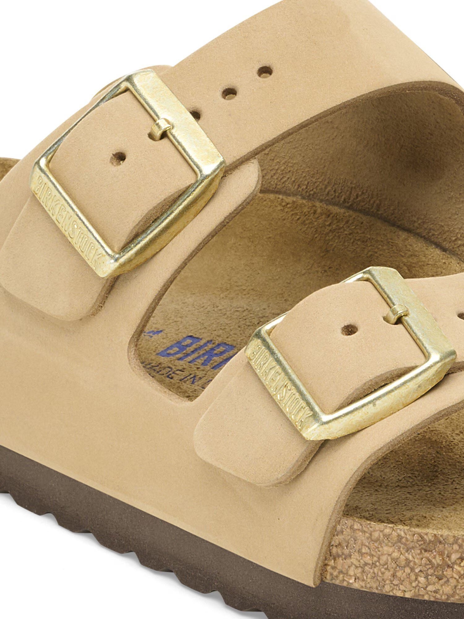Birkenstock Arizona plantare morbido (Pelle Nubuck) Beige