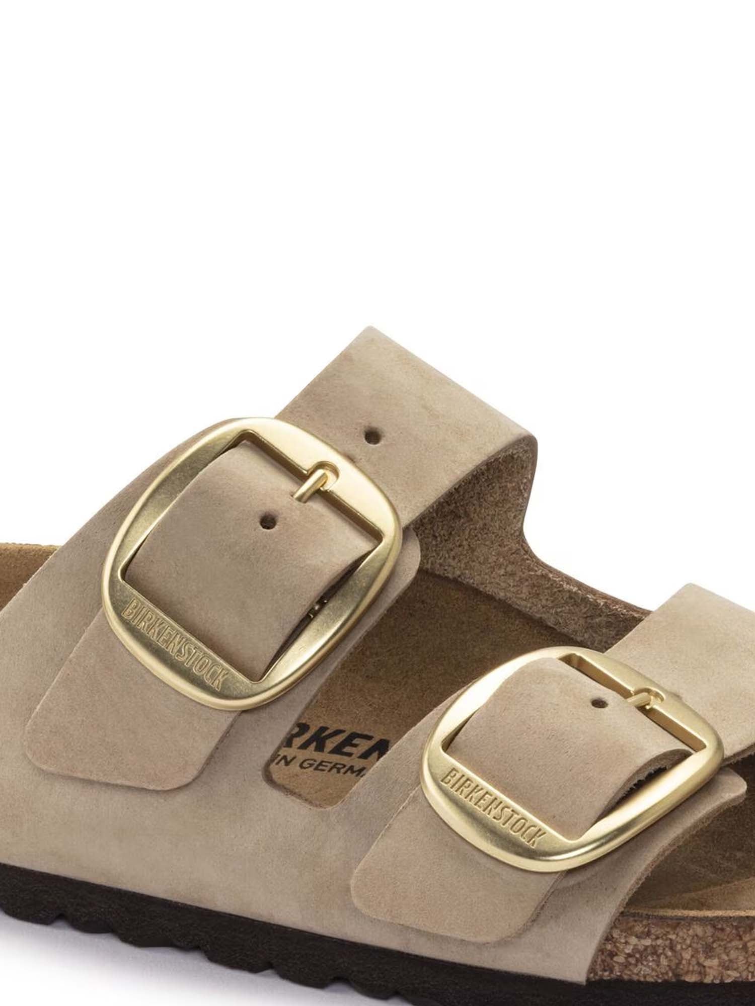 Birkenstock Arizona Big Buckle (Pelle Nubuck) Beige