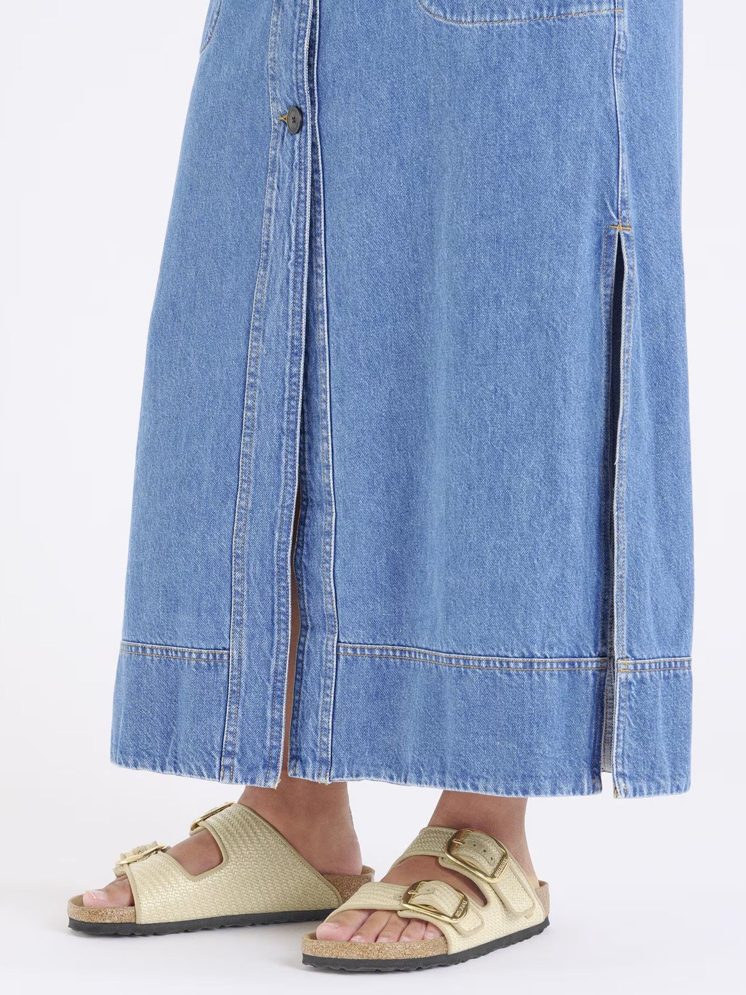 Birkenstock Arizona Big Buckle Raffia Bianco