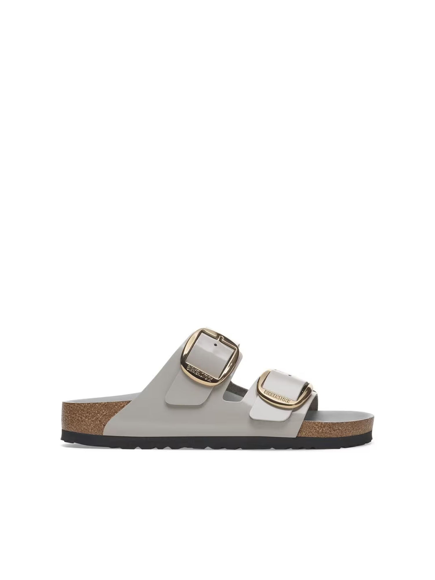 Birkenstock Arizona Big Buckle Exquisite (Pelle naturale vernice) Grigio