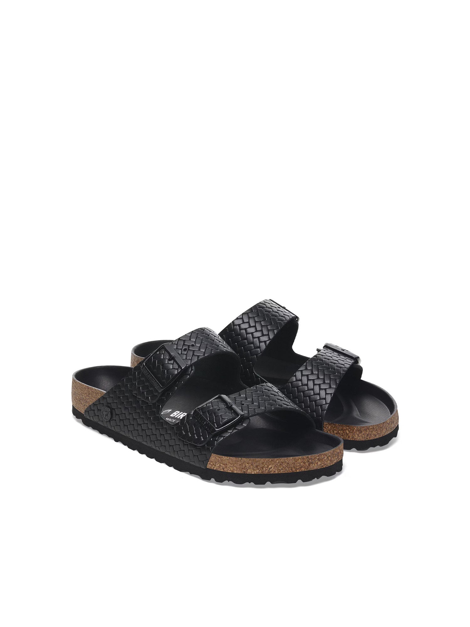 Birkenstock Arizona Rivet Logo (Pelle naturale) Nero