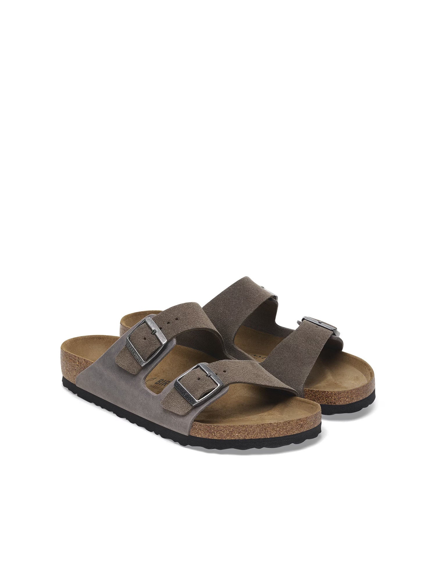 Birkenstock Arizona (Pelle oliata) Grigio