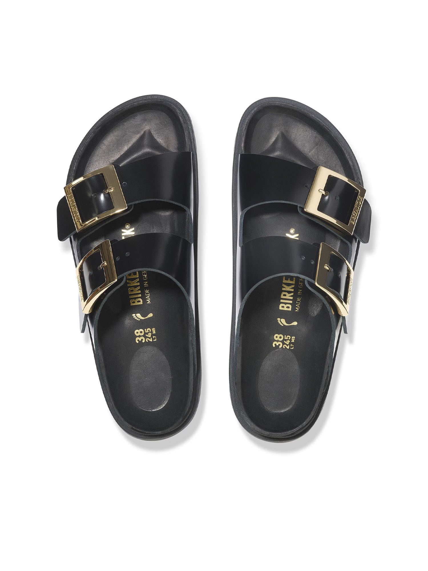 Birkenstock Arizona Db Shine (Pelle Naturale) Nero