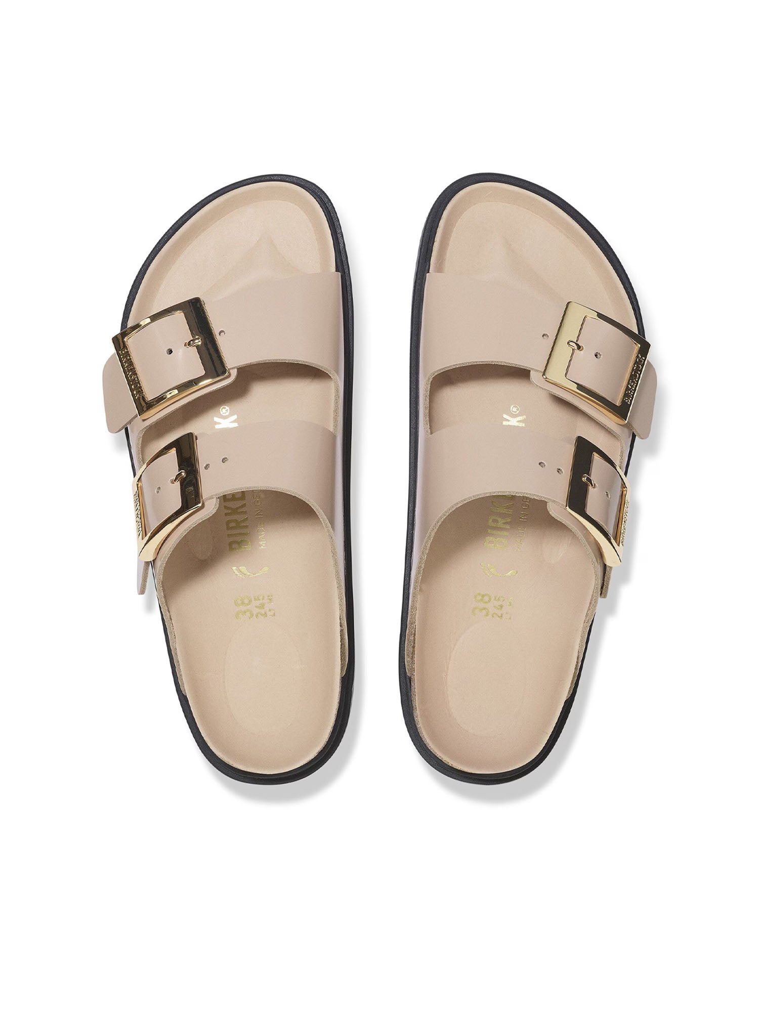 Birkenstock Arizona Db Shine (Pelle Naturale) Beige