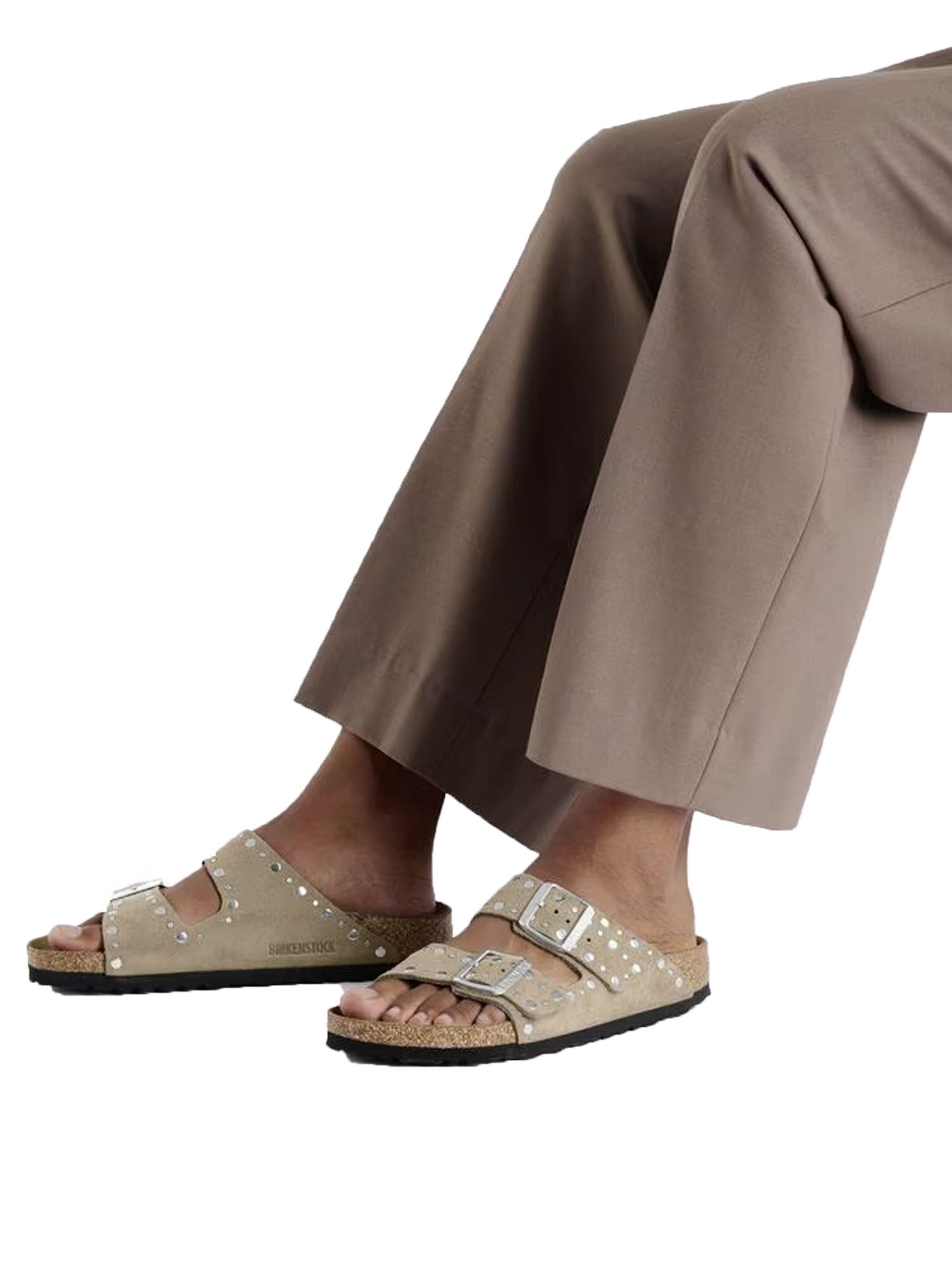 Birkenstock Arizona Rivet (Pelle scamosciata) Grigio