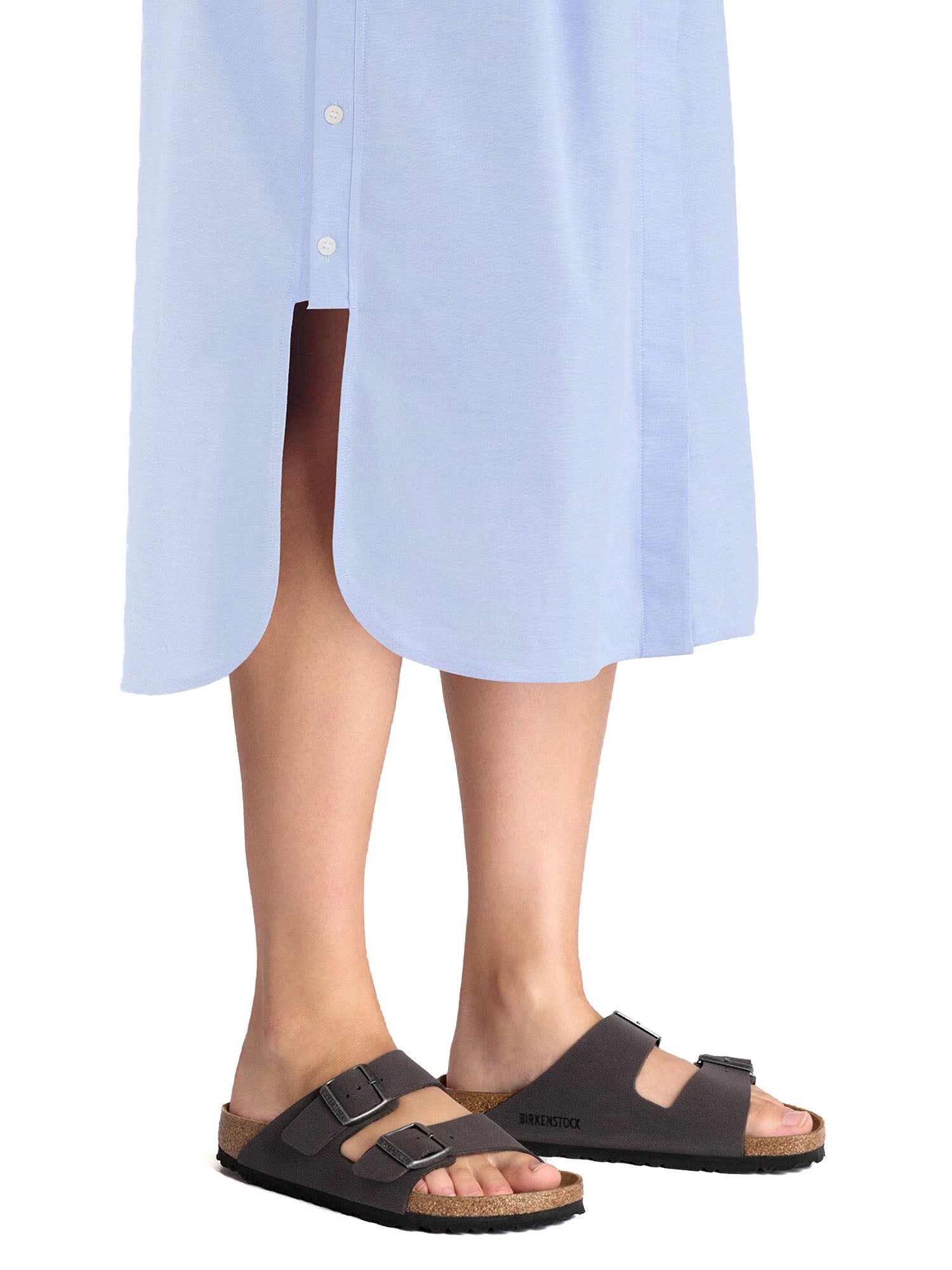 Birkenstock Arizona (Pelle Birkibuc) Grigio