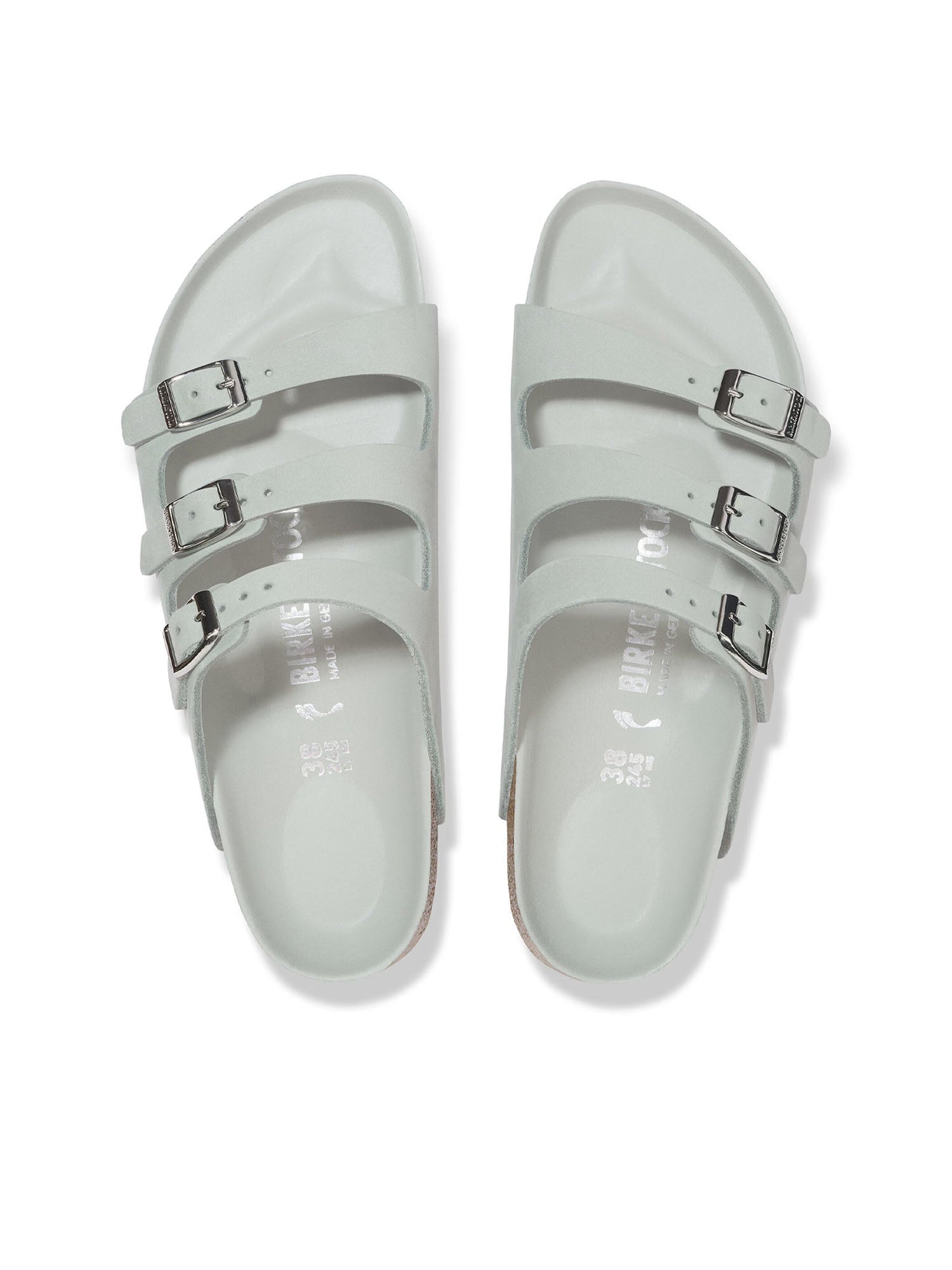 Birkenstock Florida (Nubuck Leather) Grigio