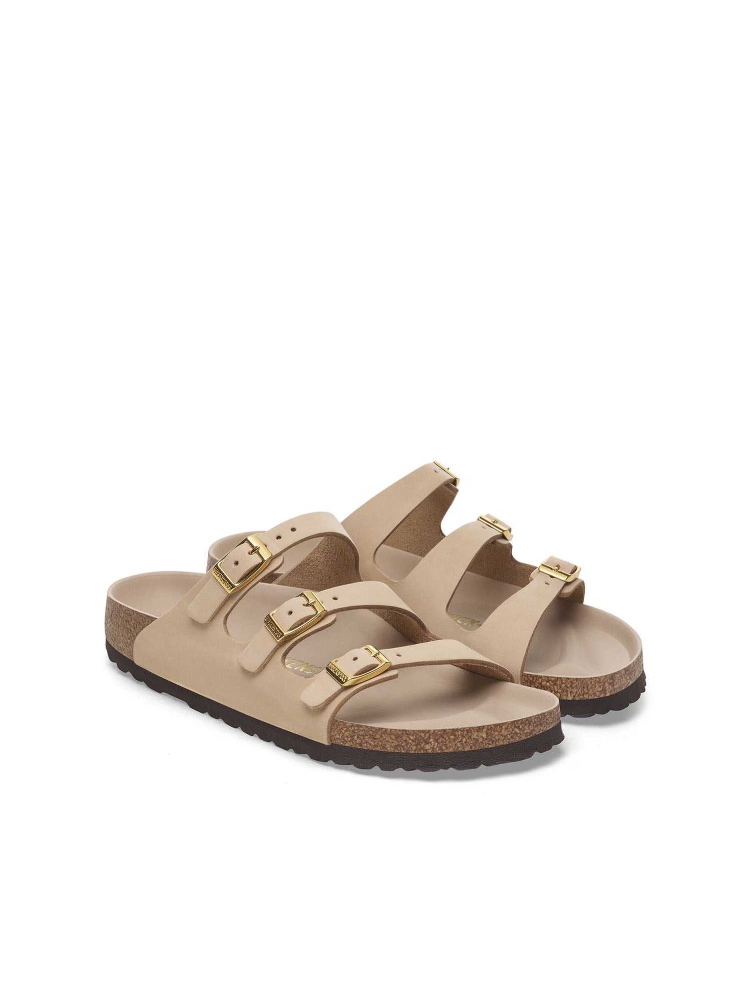 Birkenstock Florida (Nubuck Leather) Beige