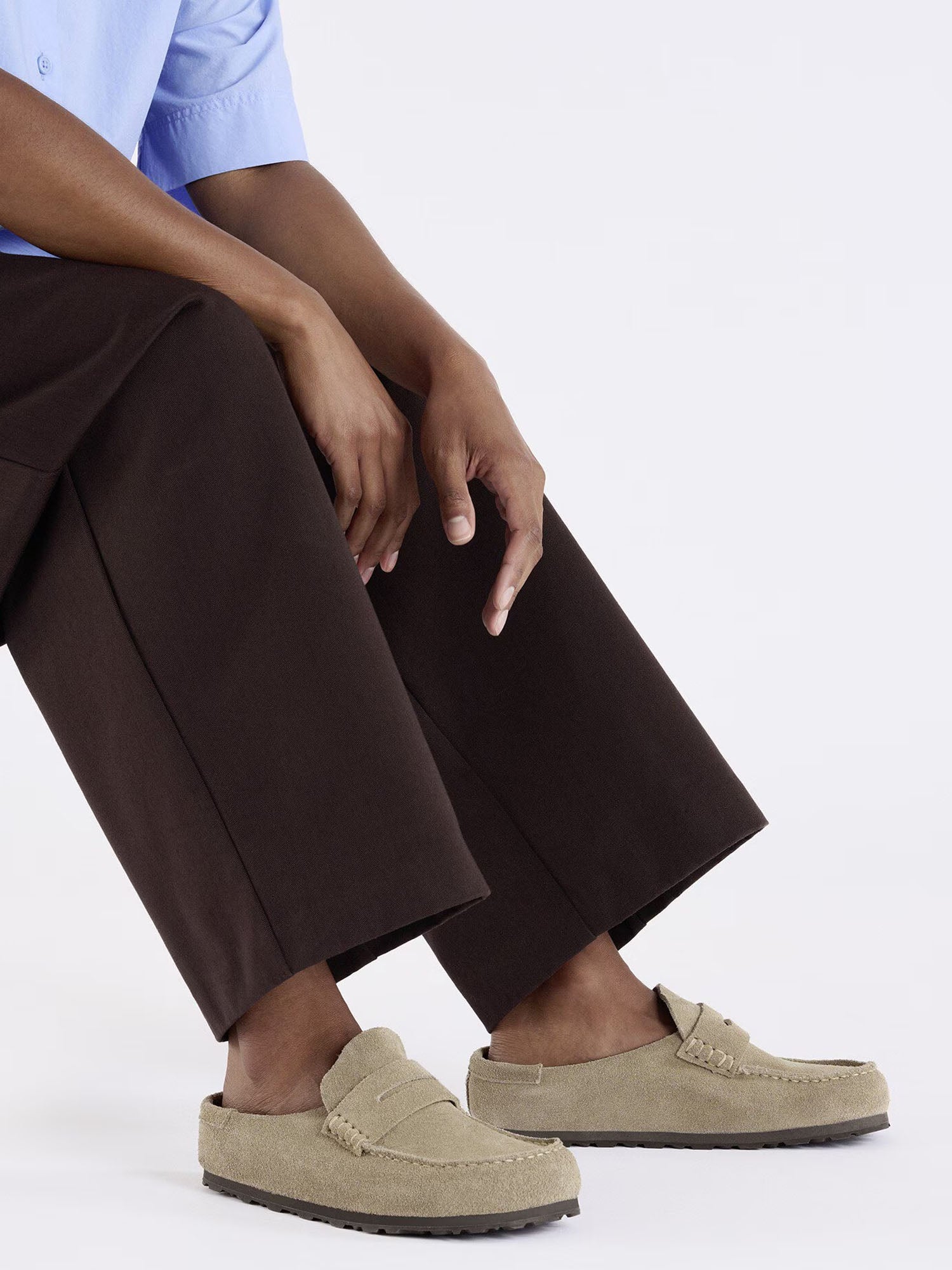 Birkenstock Naples (Pelle scamosciata) Marrone