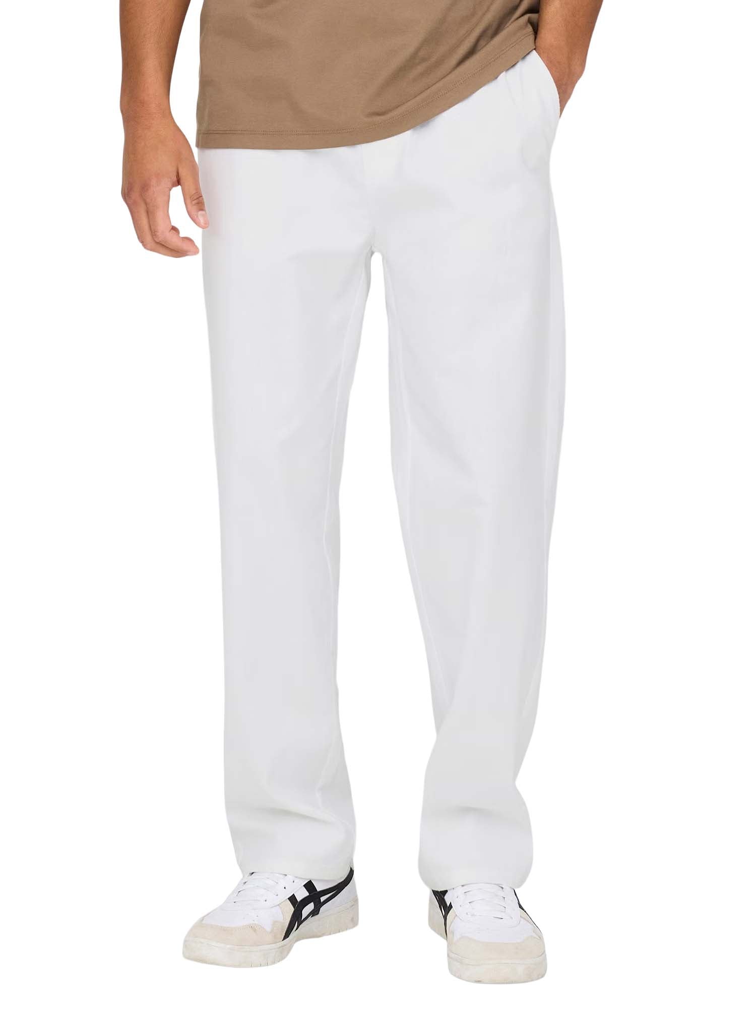 Only & Sons Pantaloni SINUS Loose Fit Bianco
