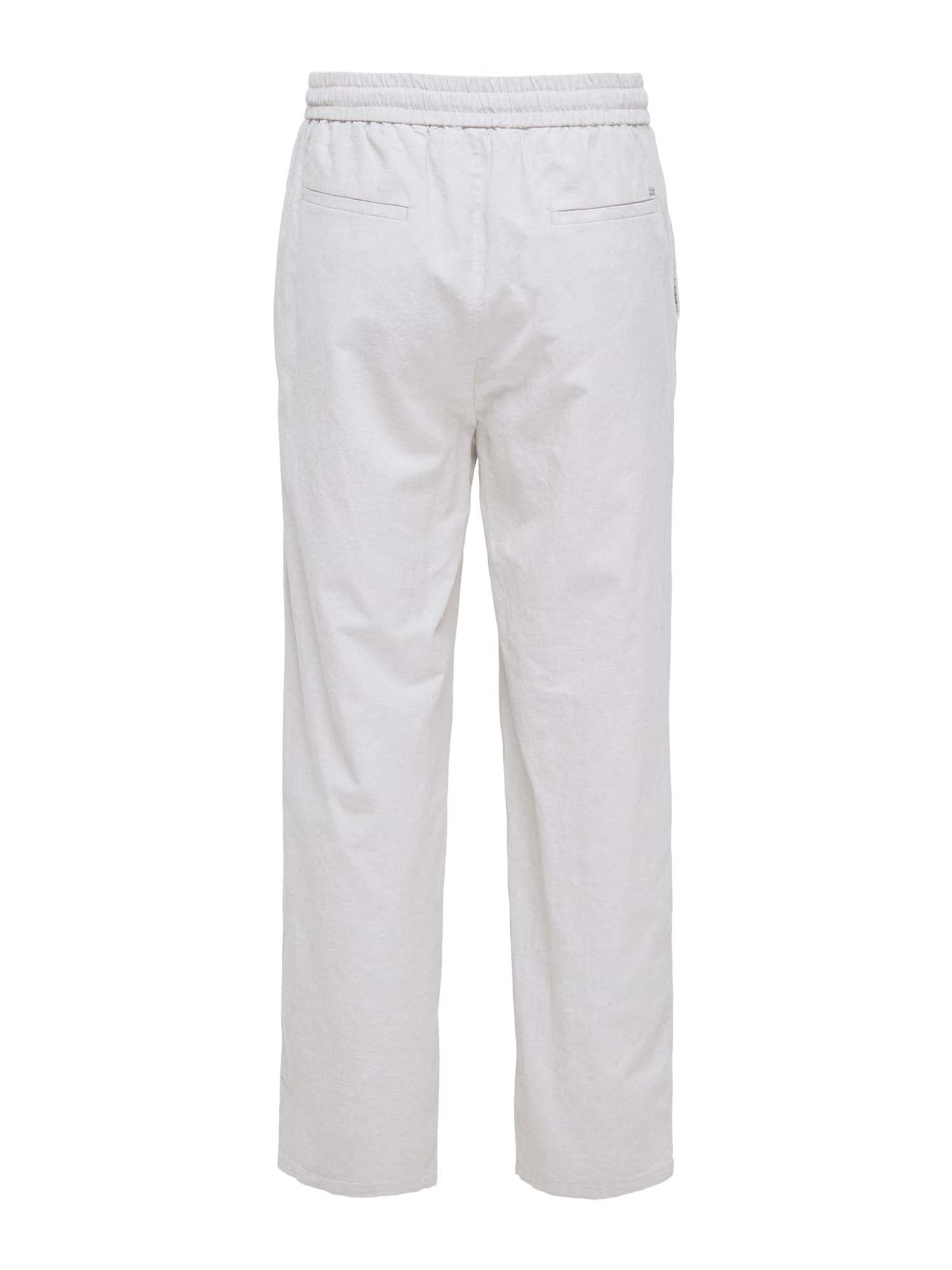 Only & Sons Pantaloni SINUS Loose Fit Bianco
