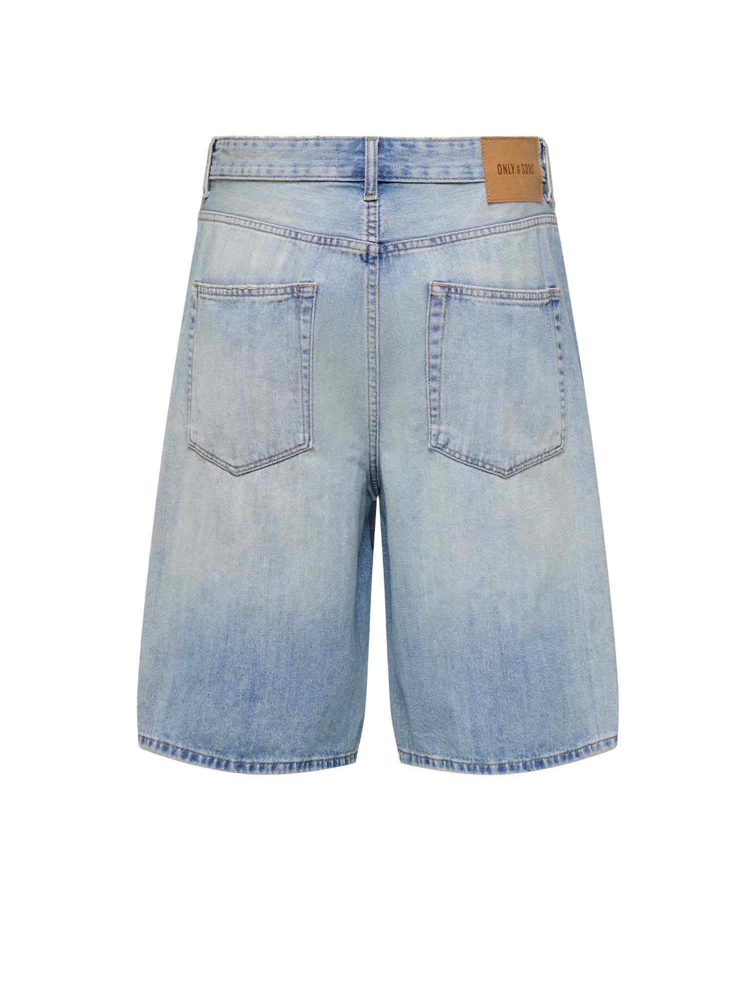 Only & Sons Shorts ONSCARL Vita media Balloon Fit Azzurro