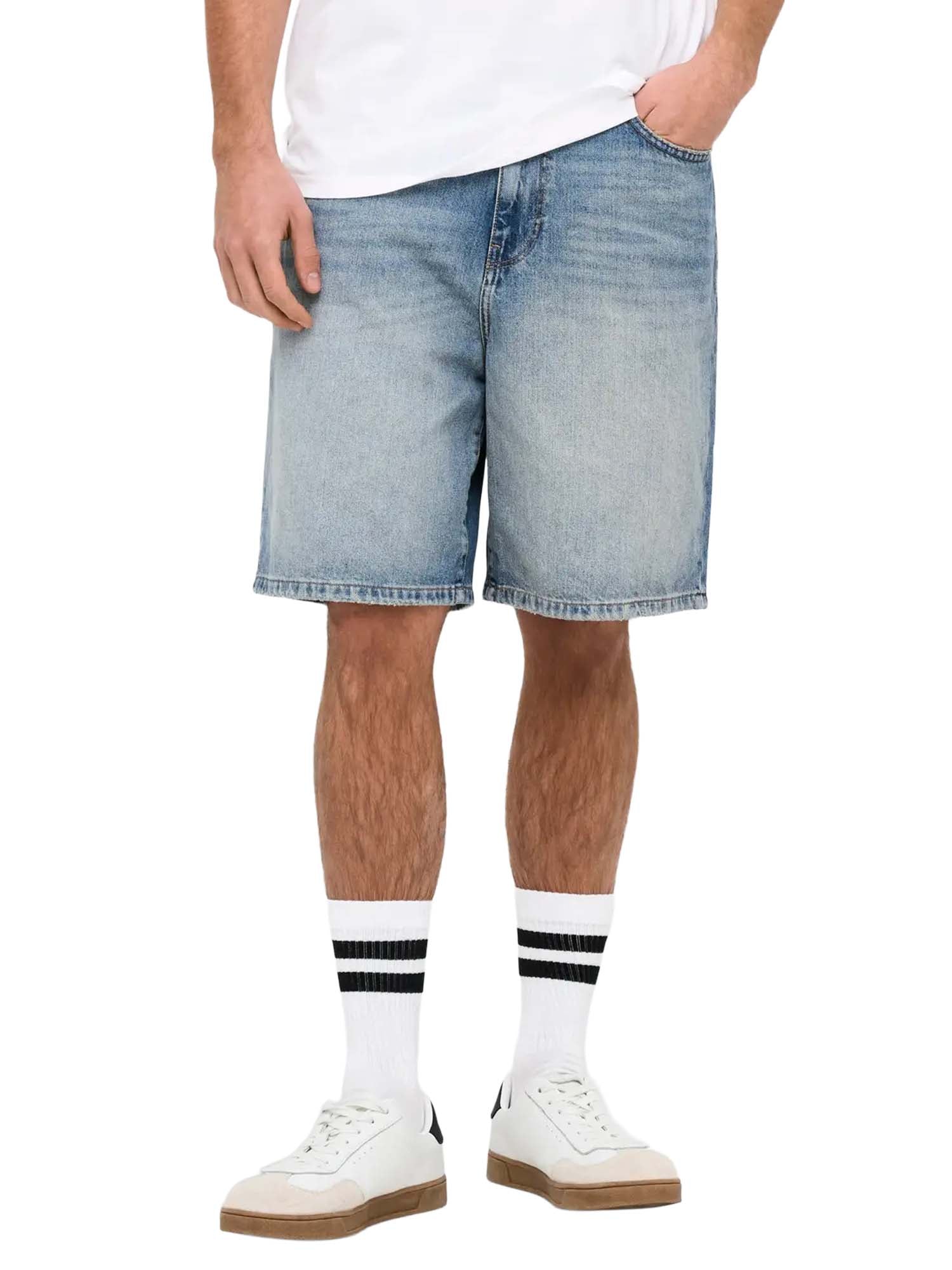 Only & Sons Shorts ONSFADE Vita media Loose Fit Blu