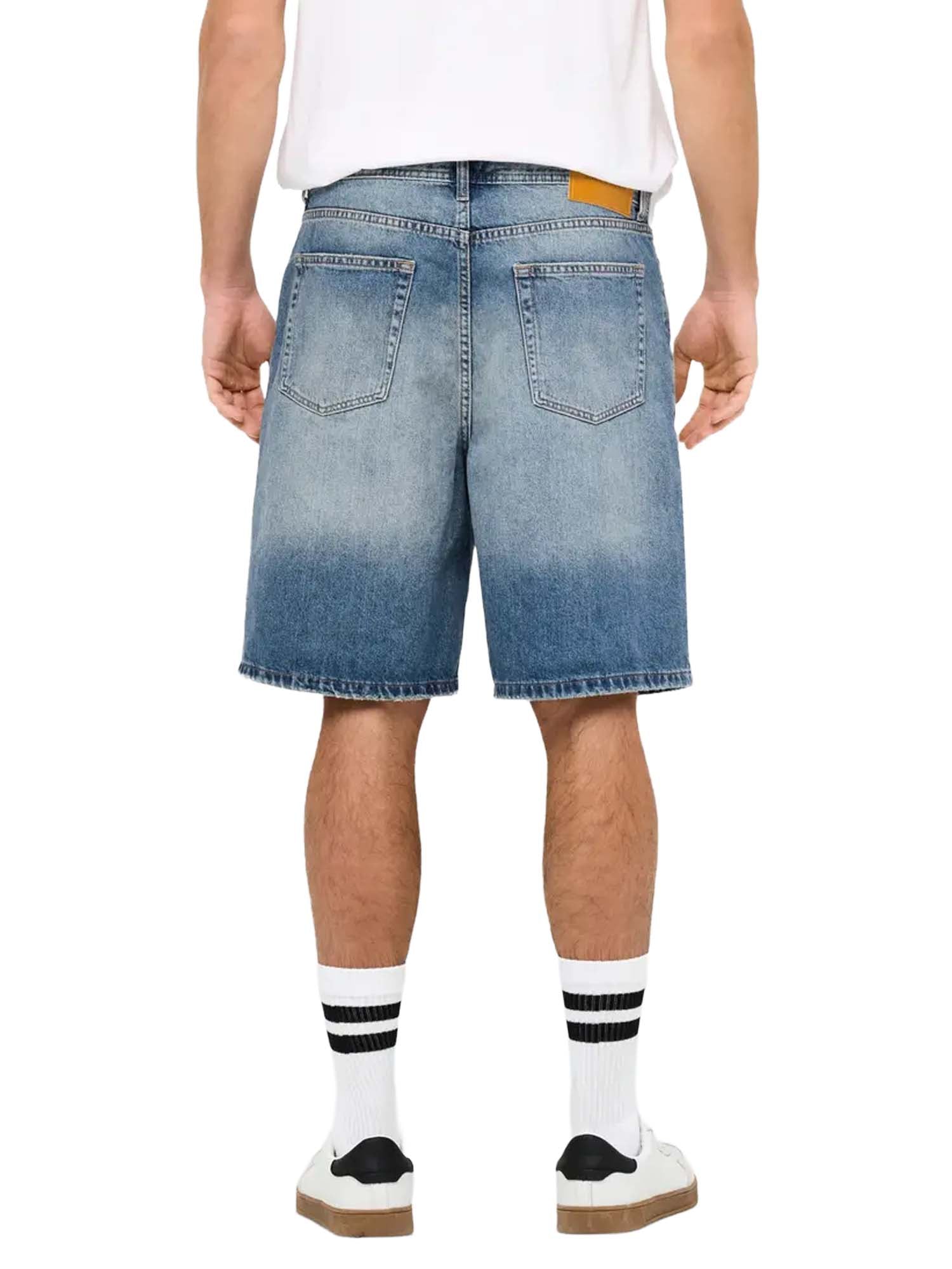 Only & Sons Shorts ONSFADE Vita media Loose Fit Blu