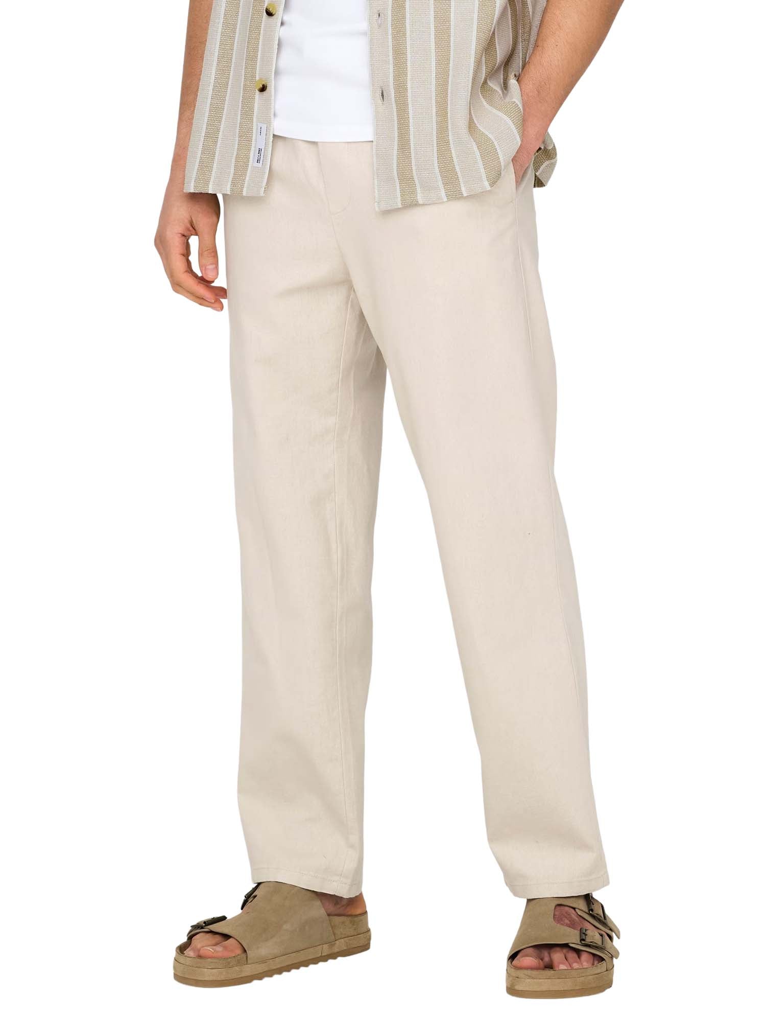 Only & Sons Pantaloni SINUS Loose Fit Grigio