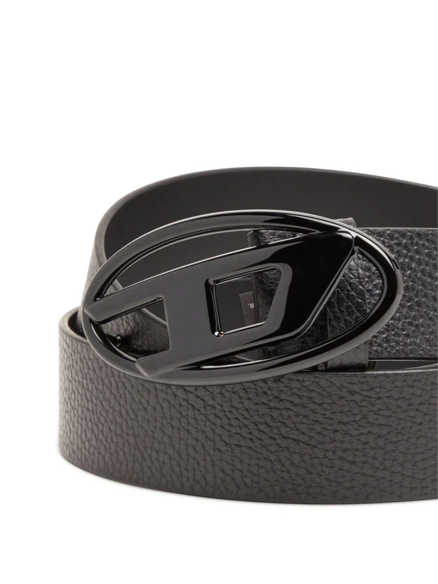Diesel Oval D Logo 1Dr Belt Nero