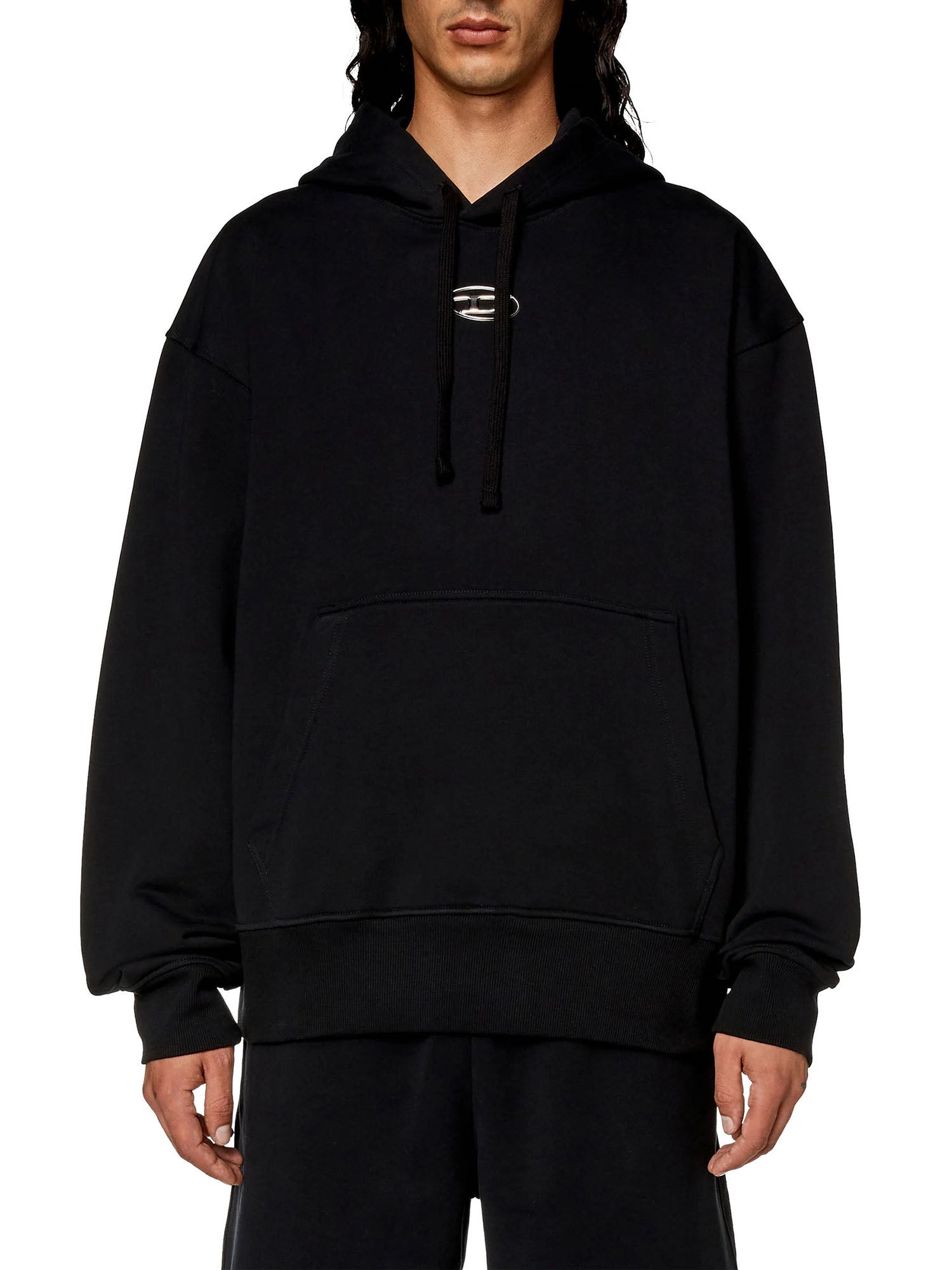 Diesel S Macs Hood Od Felpa Nero