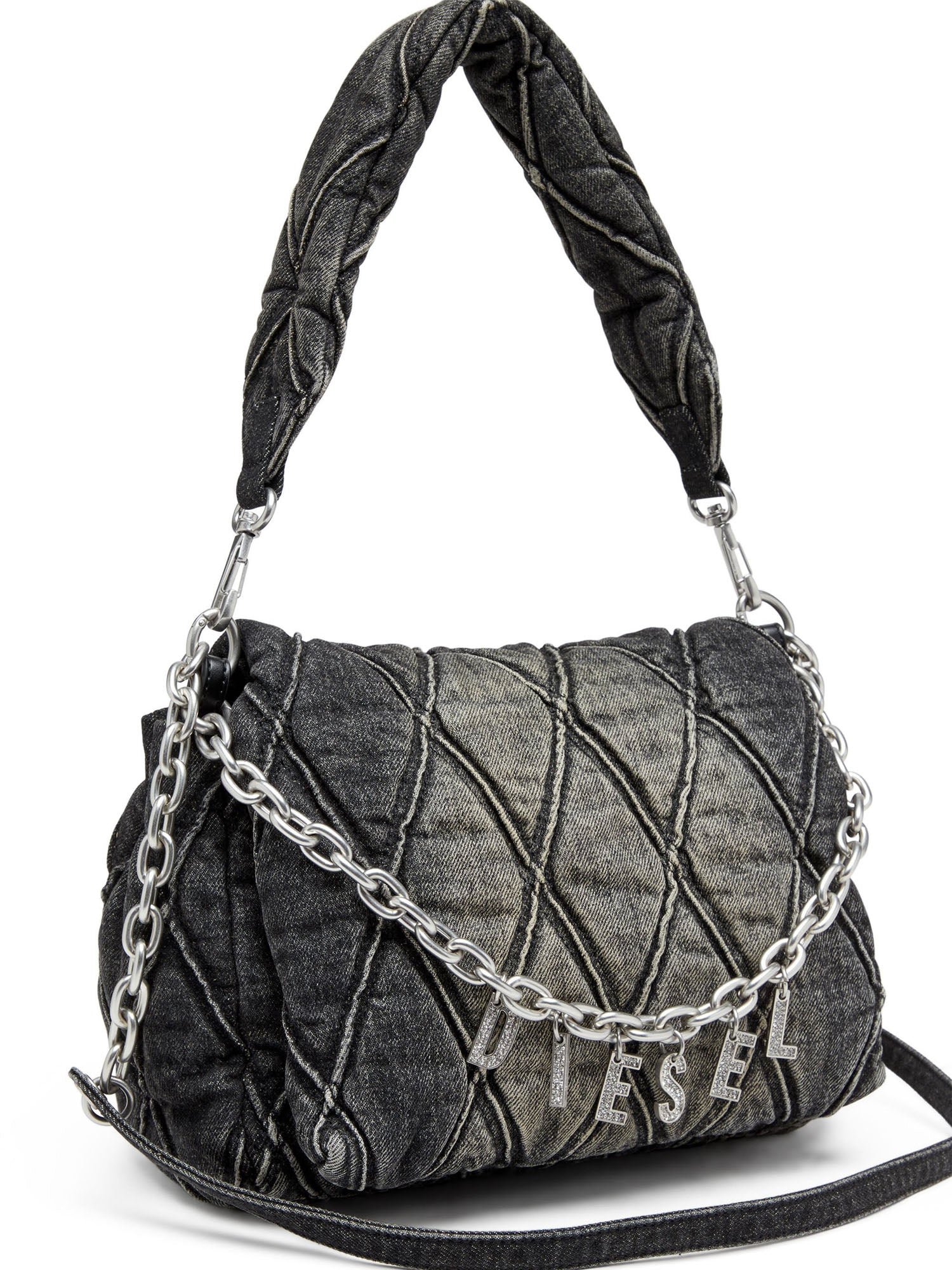 Diesel Charm D Shoulder Bag Nero