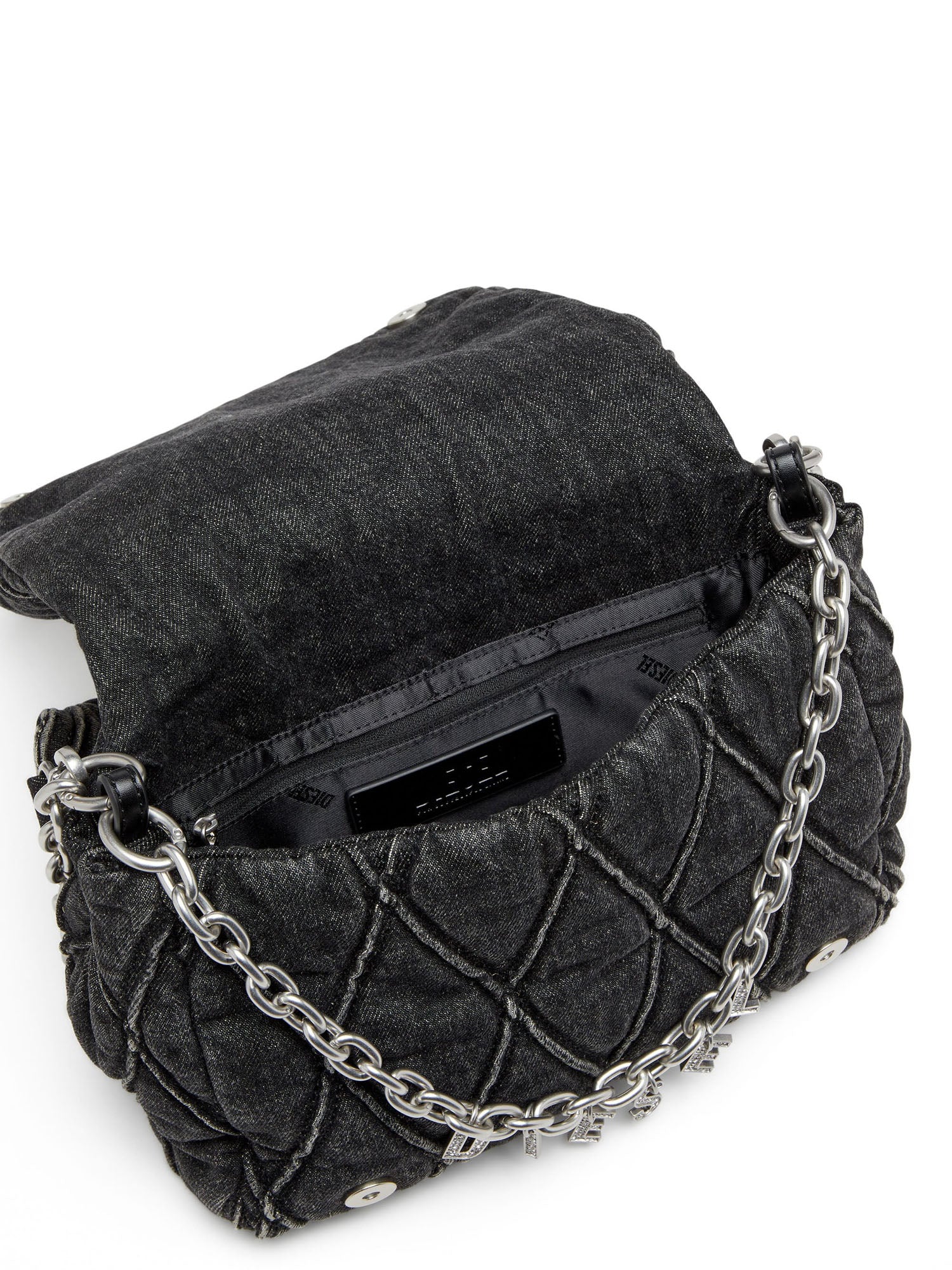 Diesel Charm D Shoulder Bag Nero