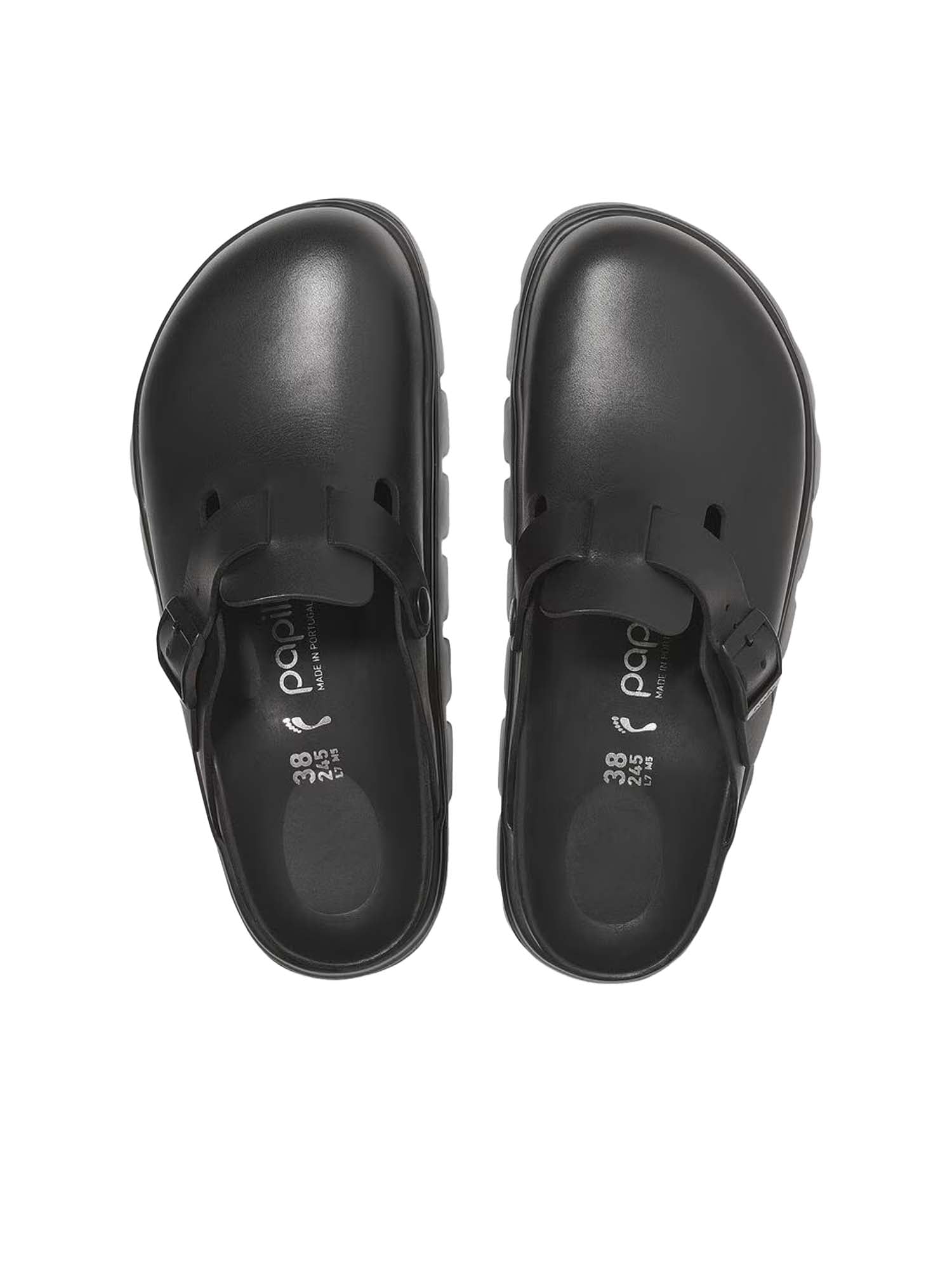 Birkenstock Boston Chunky (Pelle Naturale) Nero
