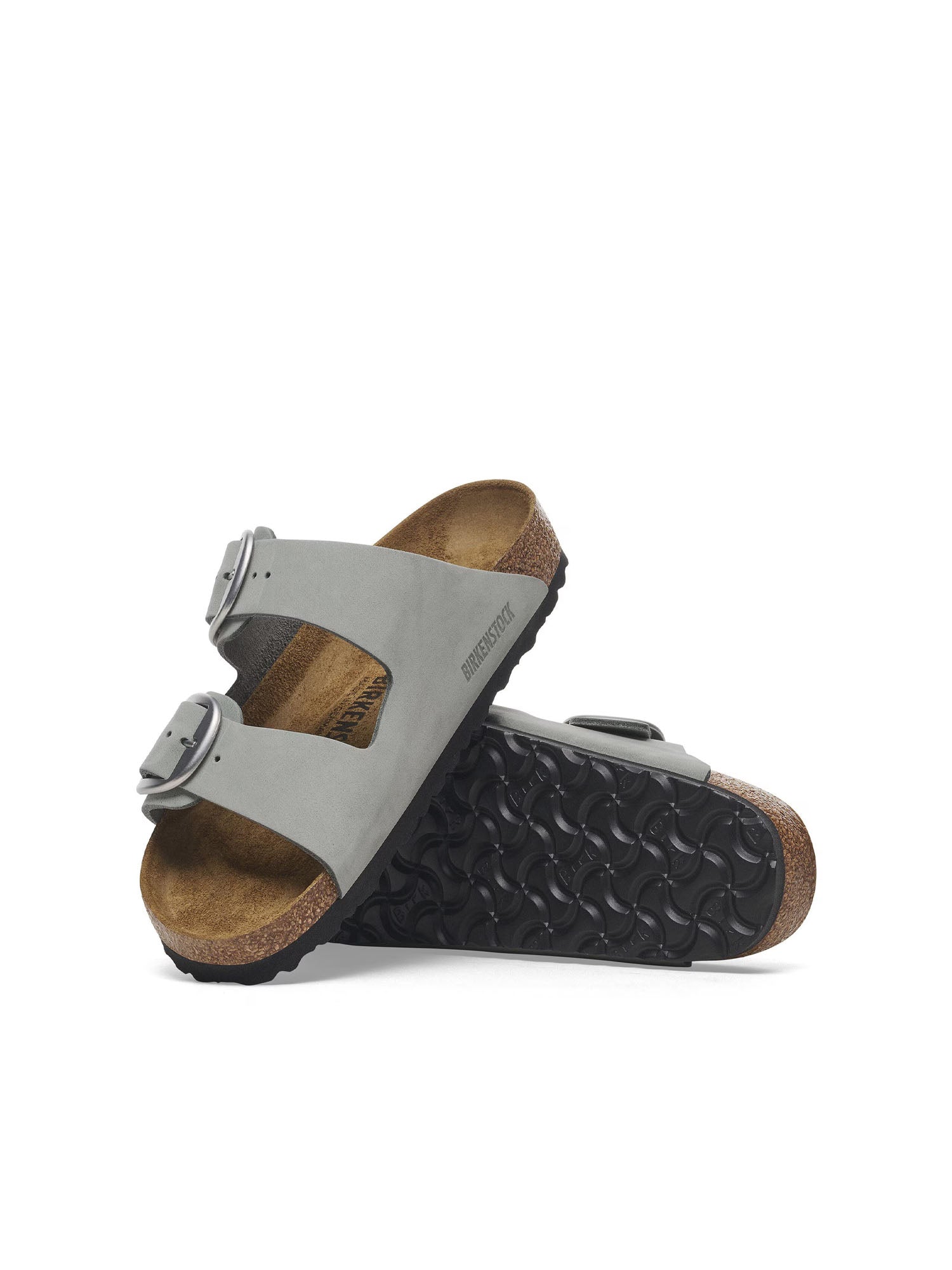 Birkenstock Arizona Big Buckle (Pelle Nubuck) Grigio