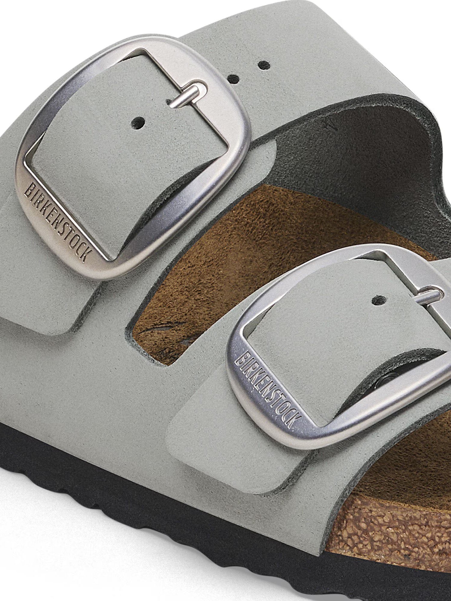 Birkenstock Arizona Big Buckle (Pelle Nubuck) Grigio
