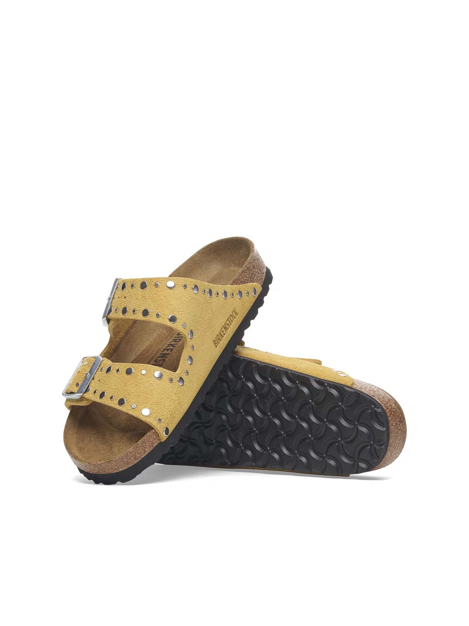 Birkenstock Arizona Rivet (Pelle Scamosciata) Giallo