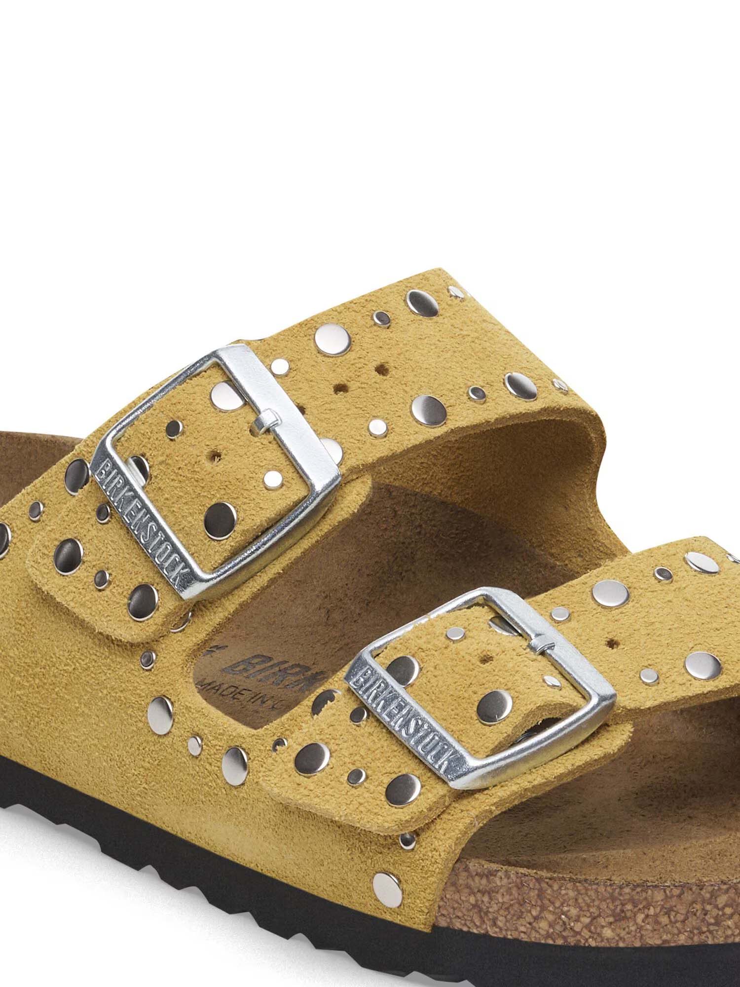 Birkenstock Arizona Rivet (Pelle Scamosciata) Giallo