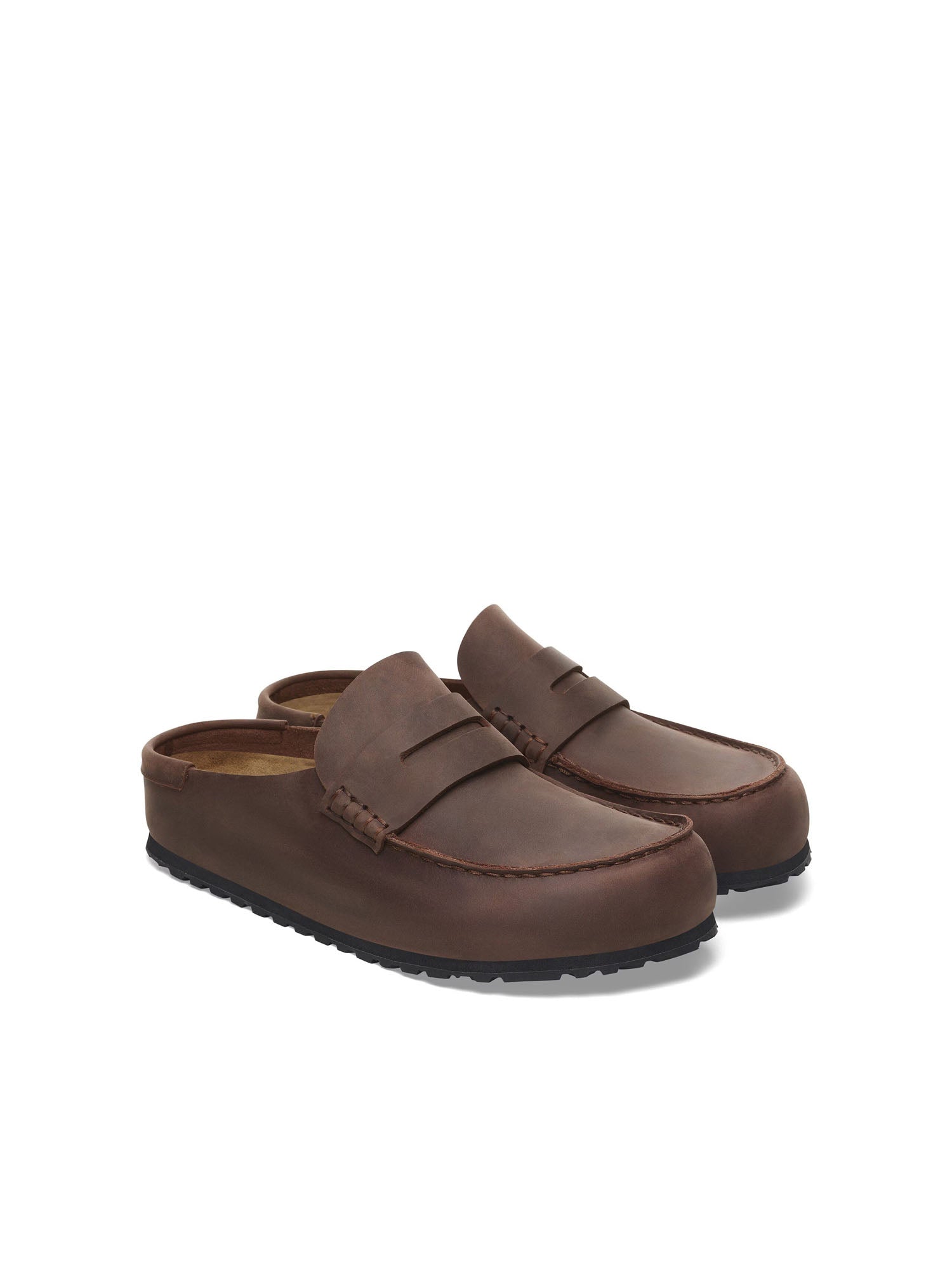 Birkenstock Naples (Pelle Oliata) Marrone