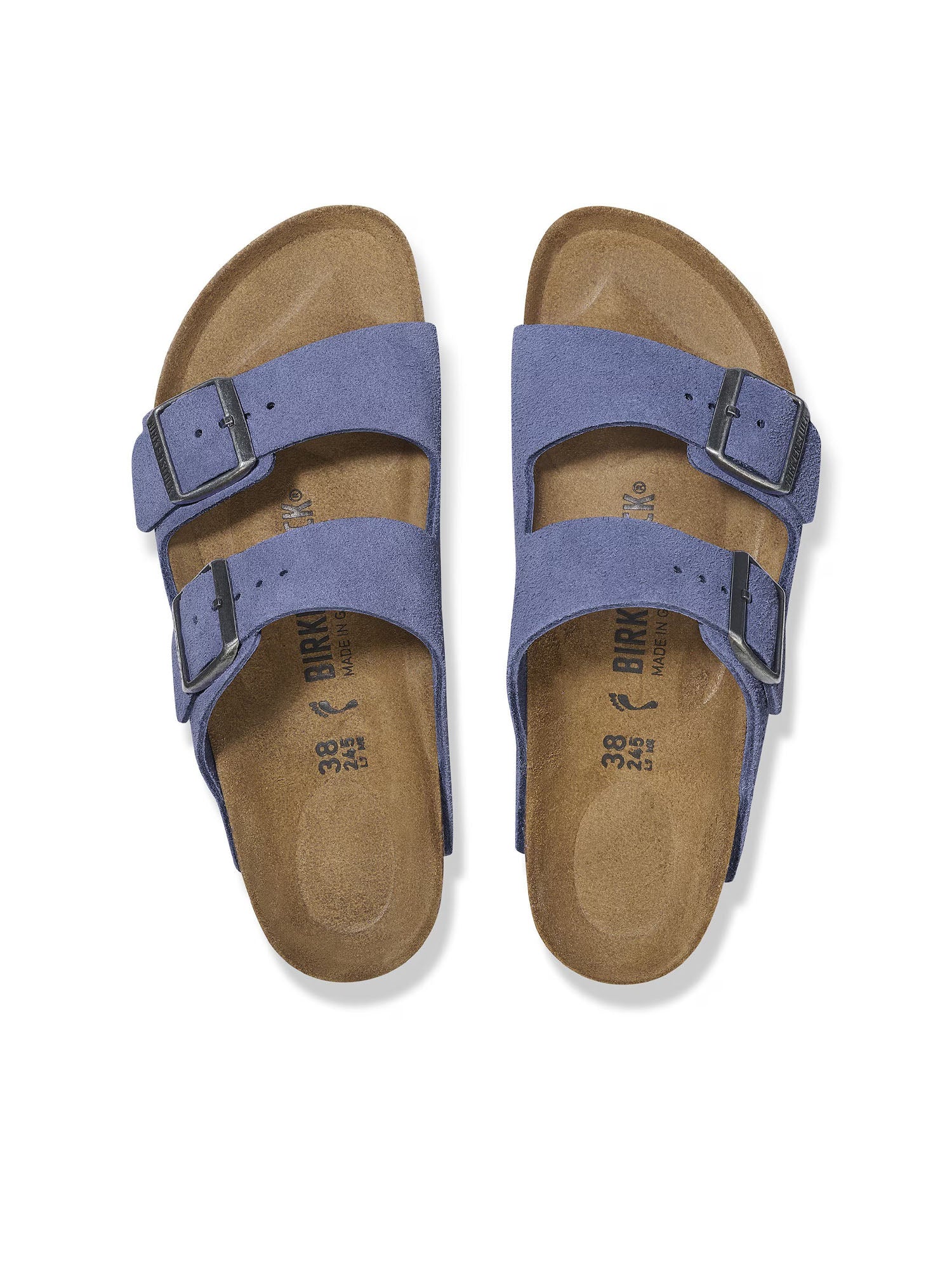 Birkenstock Arizona Plantare Morbido (Pelle scamosciata) Viola