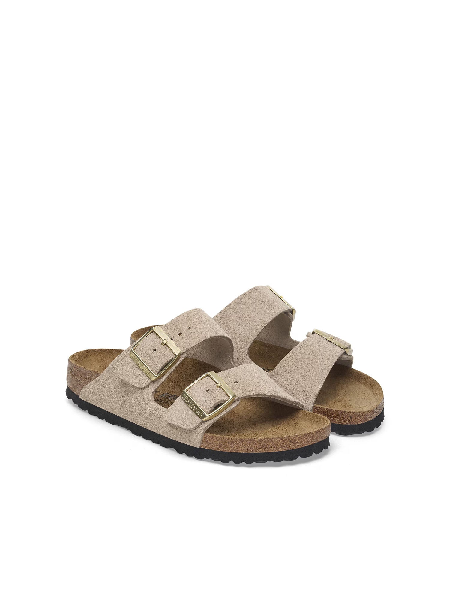 Birkenstock Arizona Plantare Morbido (Pelle scamosciata) Beige