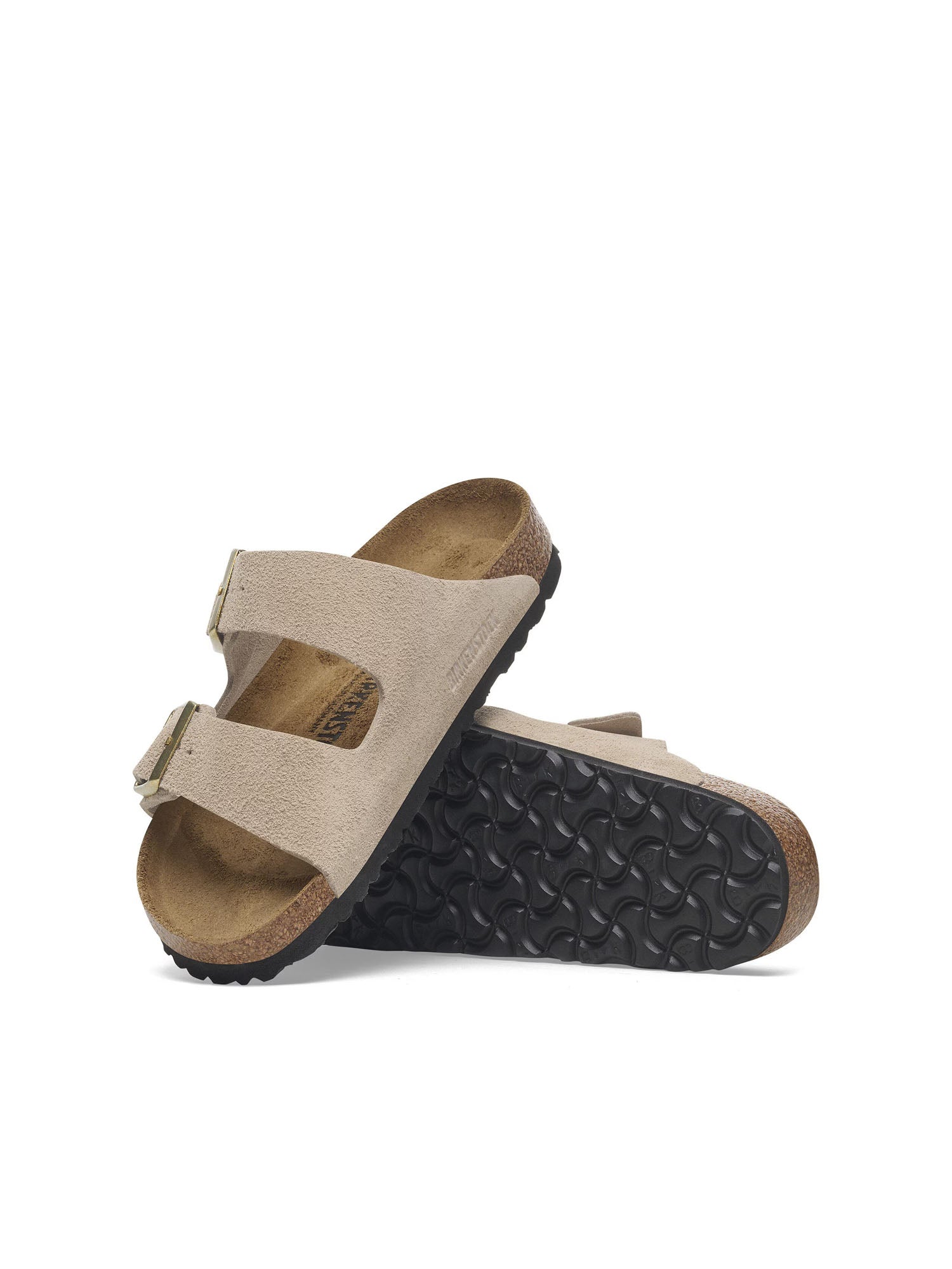 Birkenstock Arizona Plantare Morbido (Pelle scamosciata) Beige