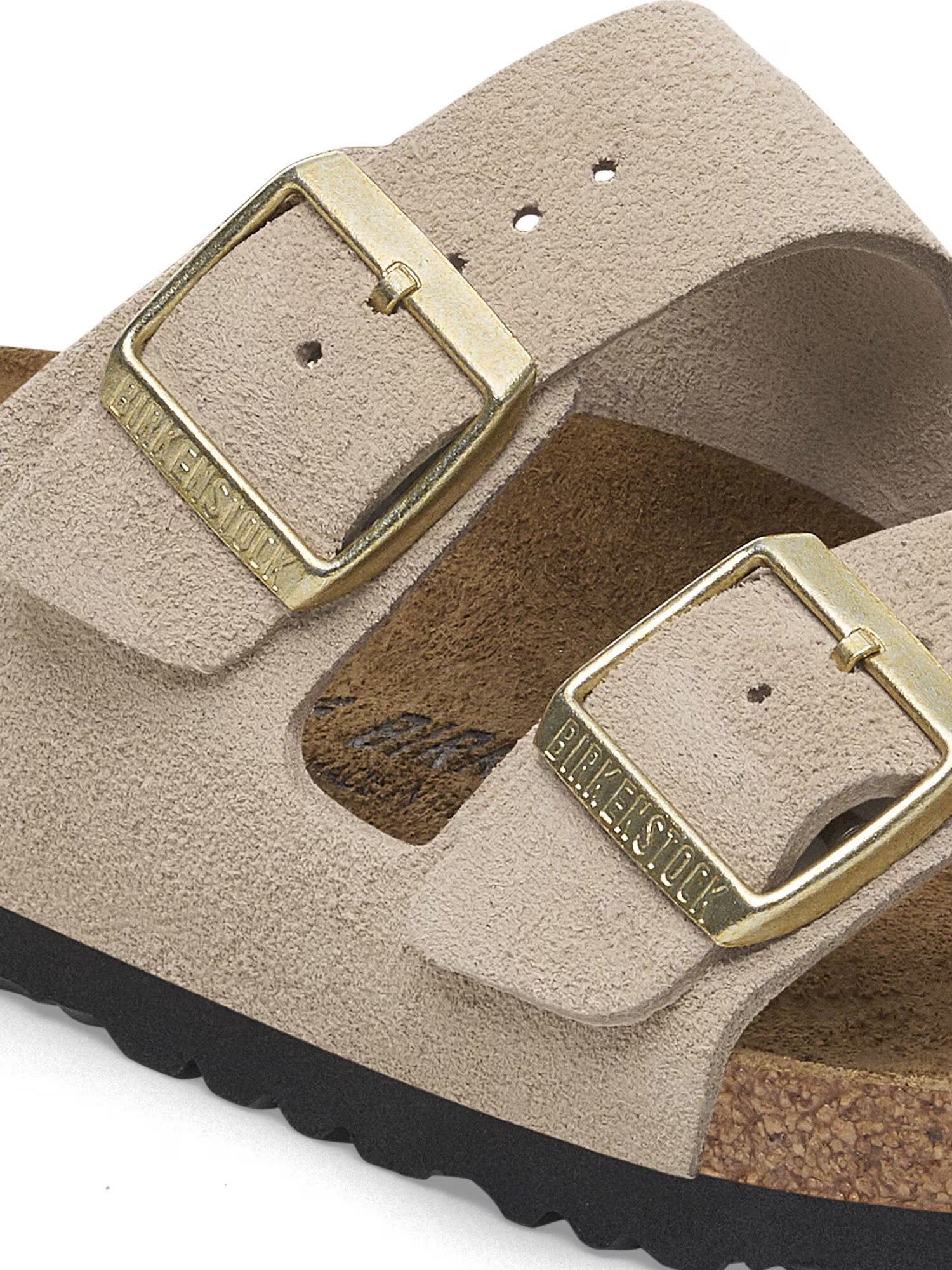 Birkenstock Arizona Plantare Morbido (Pelle scamosciata) Beige