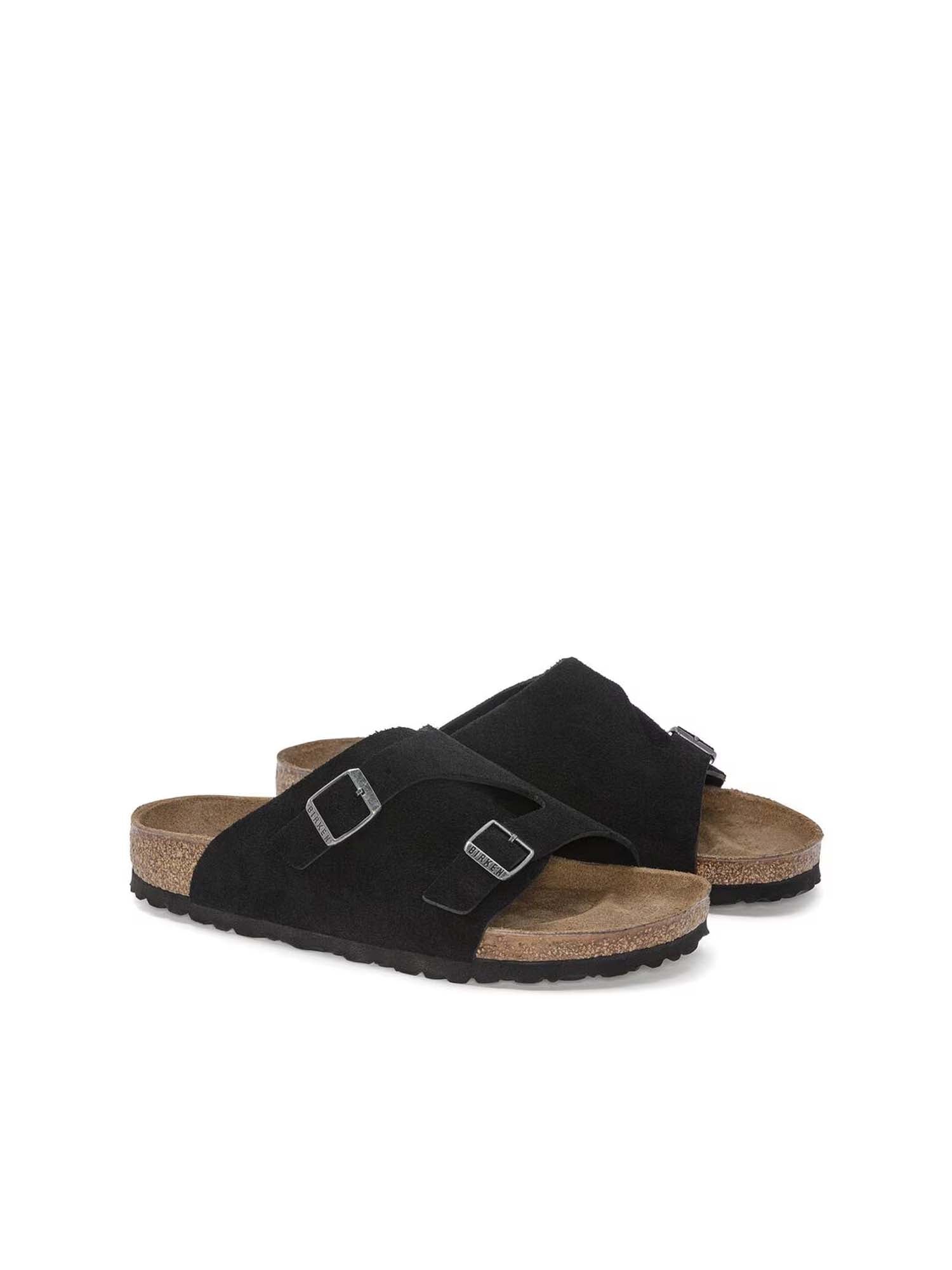 Birkenstock Zurigo (Pelle scamosciata) Nero